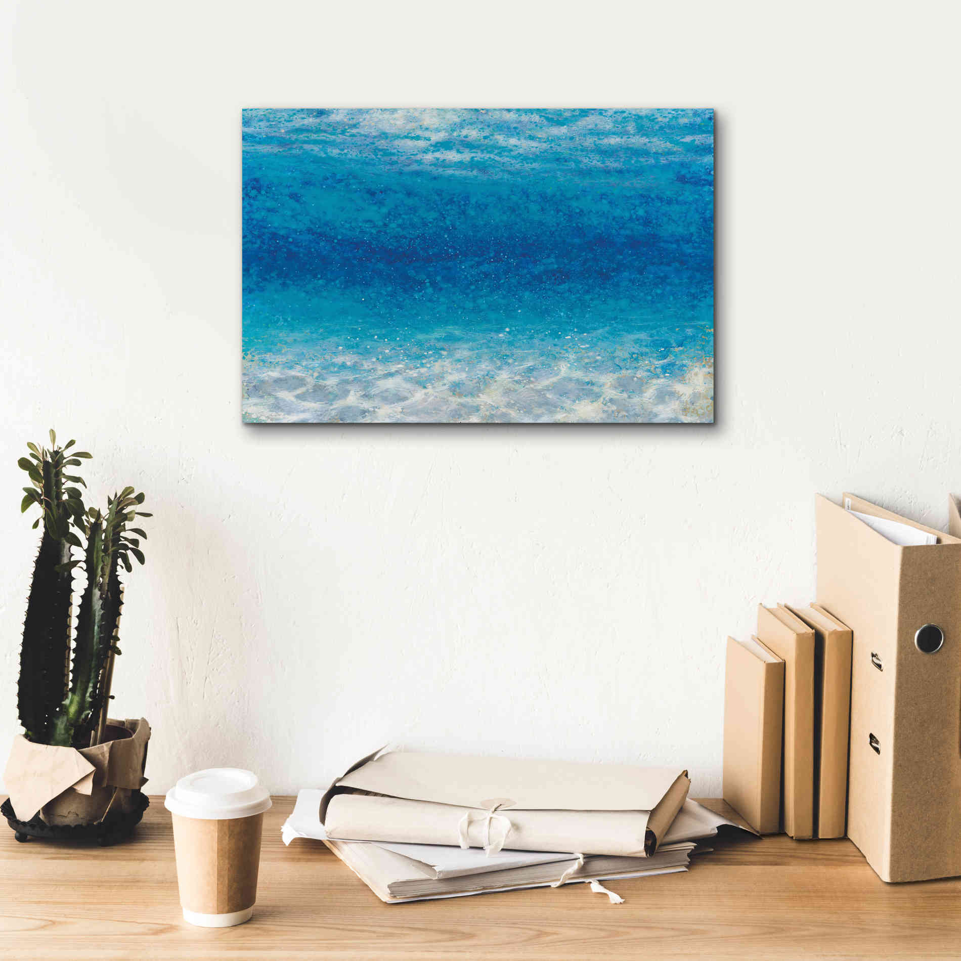 Epic Art 'Underwater I' by James Wiens, Canvas Wall Art,18 x 12