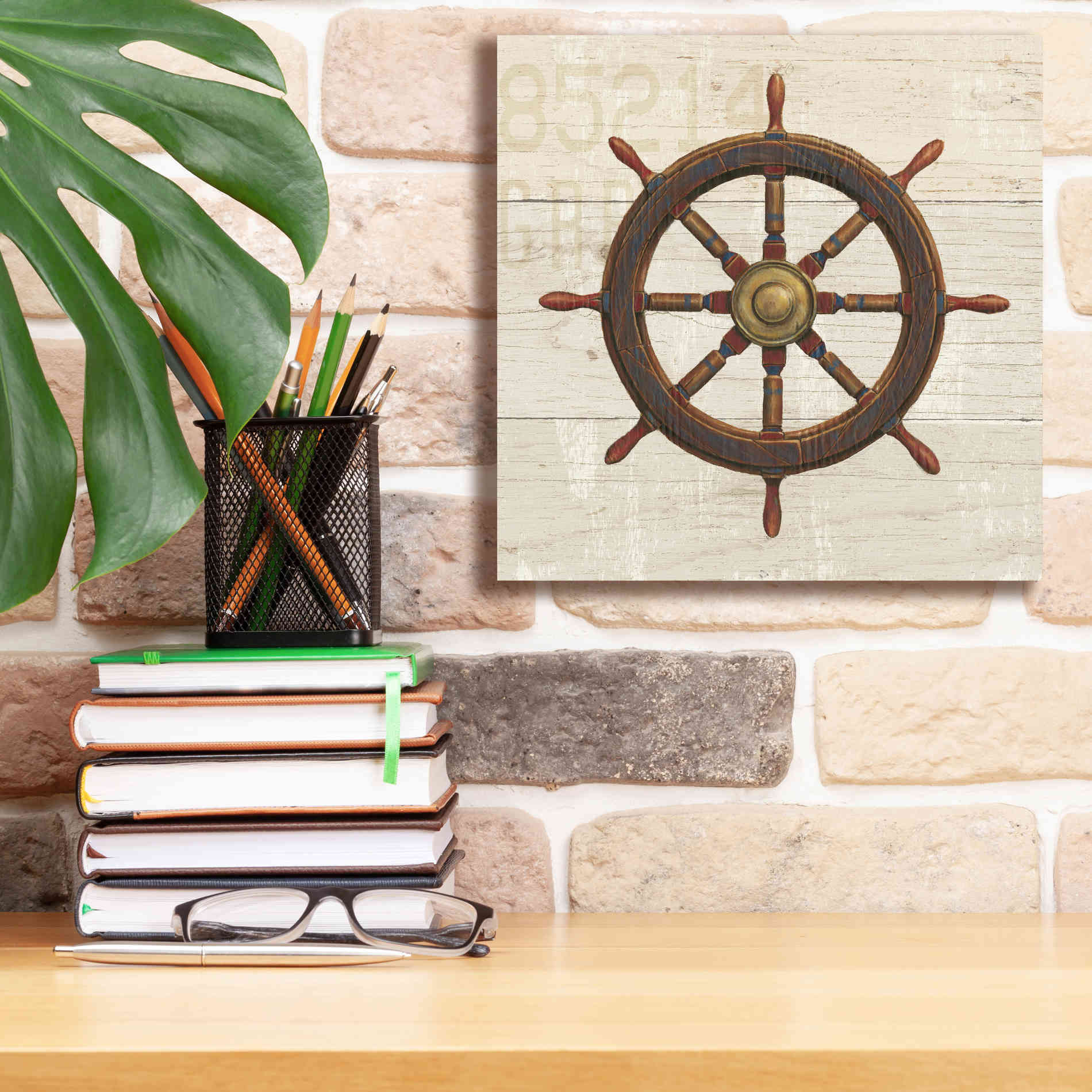 Epic Art 'Nautique V' by James Wiens, Canvas Wall Art,12 x 12