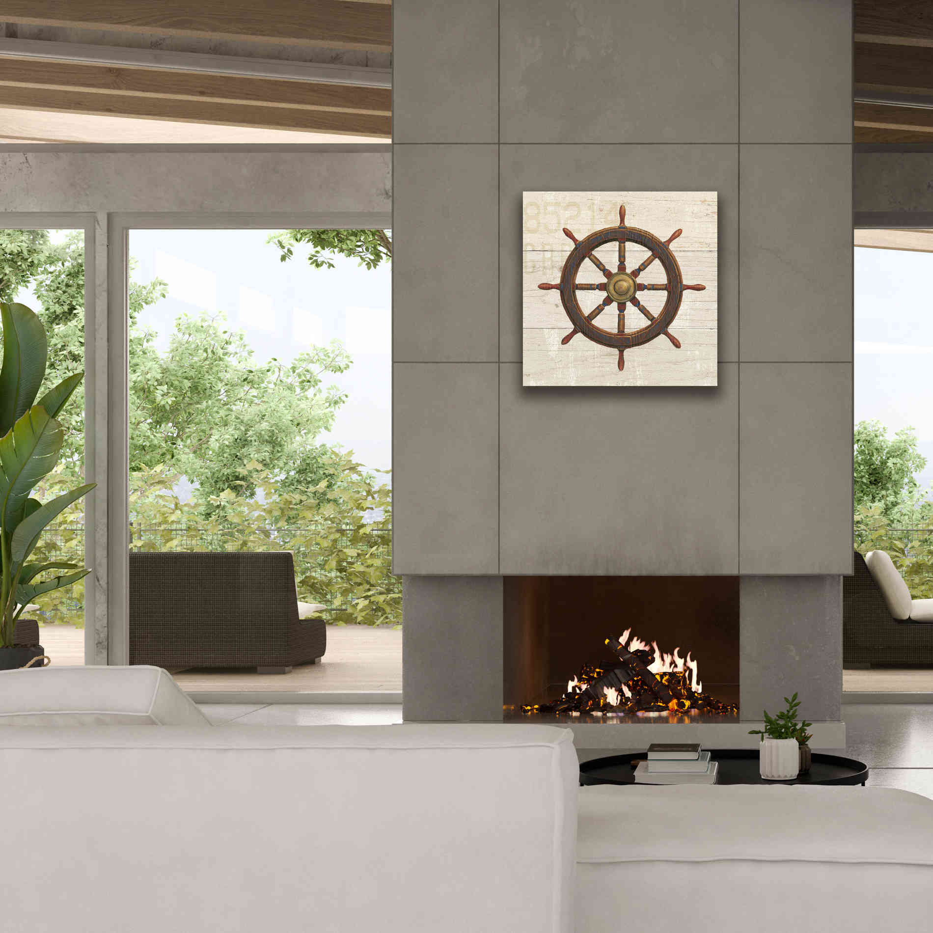 Epic Art 'Nautique V' by James Wiens, Canvas Wall Art,26 x 26