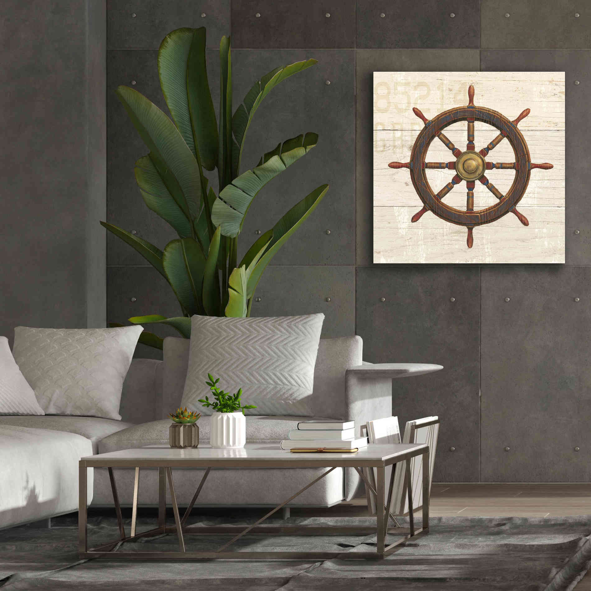 Epic Art 'Nautique V' by James Wiens, Canvas Wall Art,37 x 37