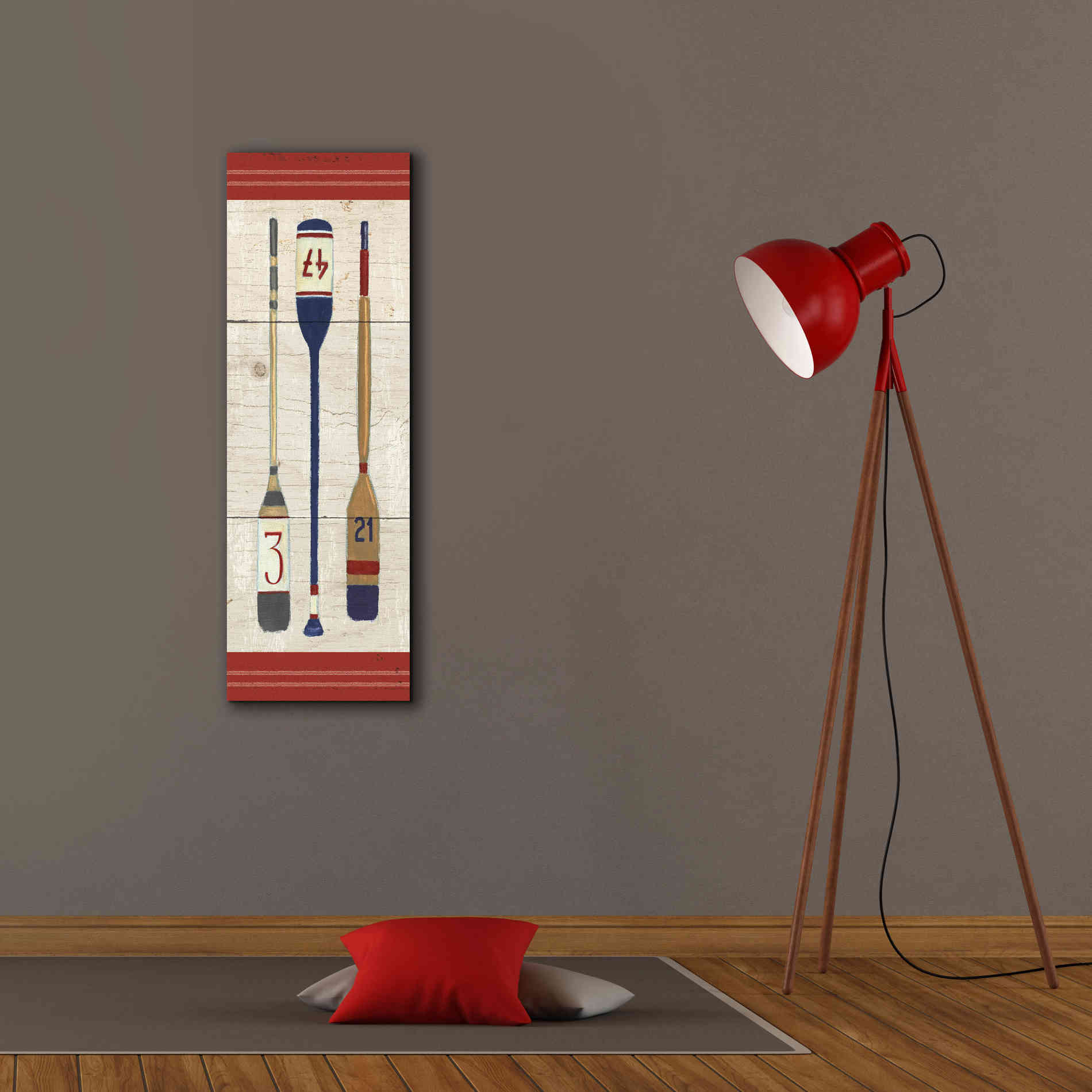 Epic Art 'Nautique X' by James Wiens, Canvas Wall Art,12 x 36