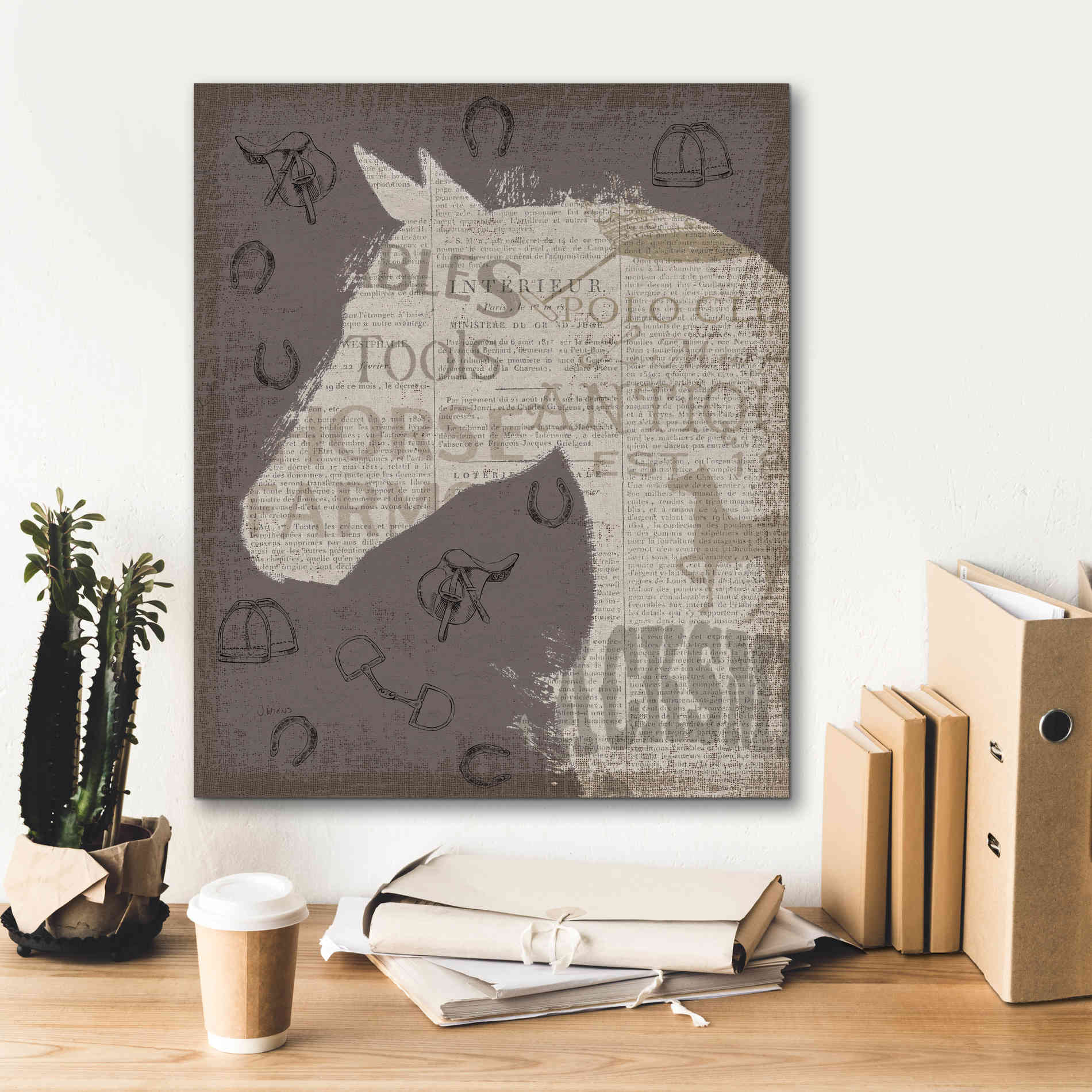 Epic Art 'Equine III' by James Wiens, Canvas Wall Art,20 x 24