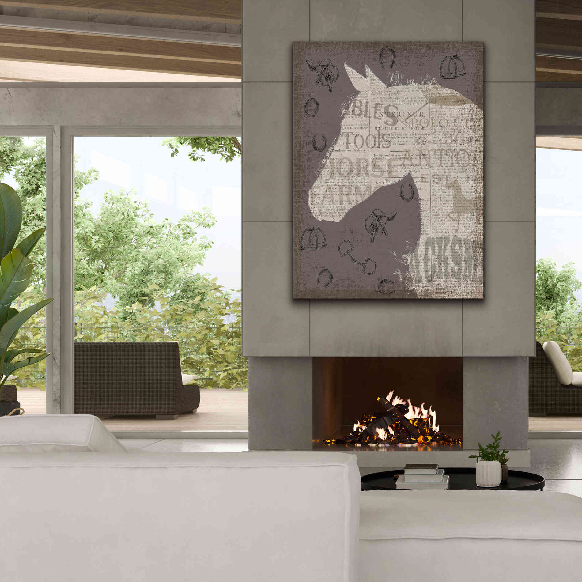 Epic Art 'Equine III' by James Wiens, Canvas Wall Art,40 x 54