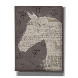 Epic Art 'Equine III' by James Wiens, Canvas Wall Art,12x16x1.1x0,20x24x1.1x0,26x30x1.74x0,40x54x1.74x0