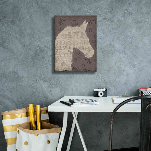 Image of Epic Art 'Equine II' by James Wiens, Canvas Wall Art,12 x 16