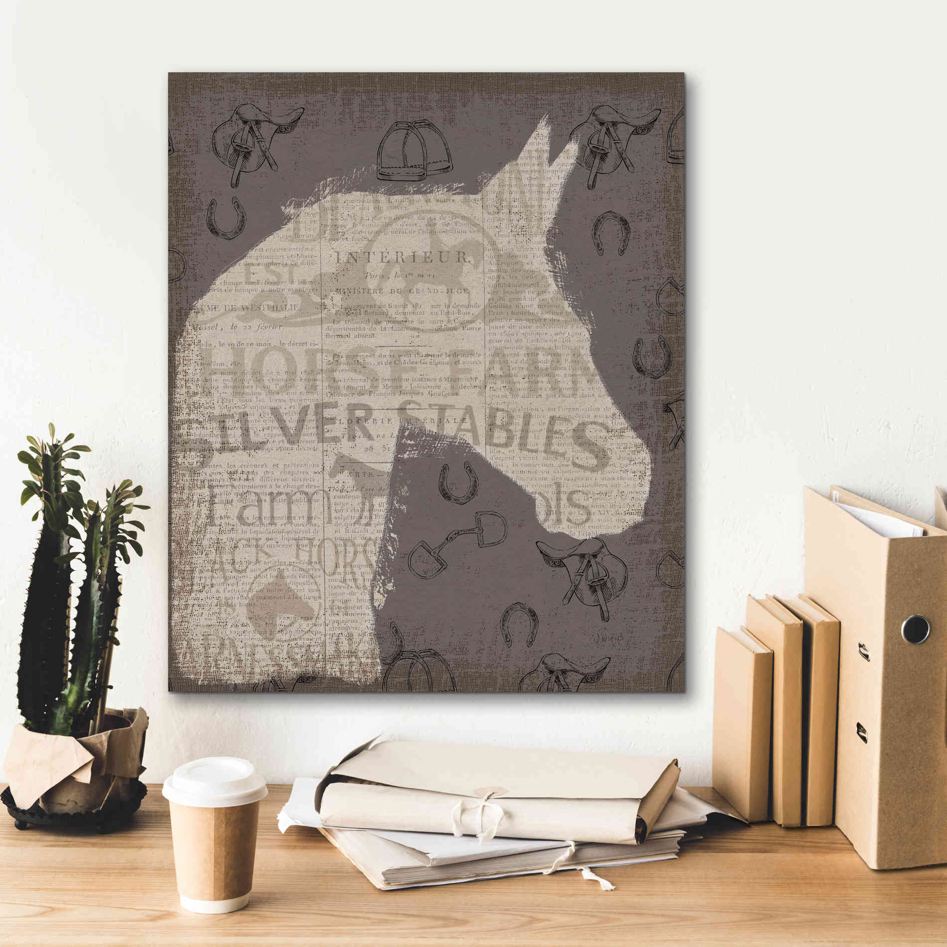 Epic Art 'Equine II' by James Wiens, Canvas Wall Art,20 x 24