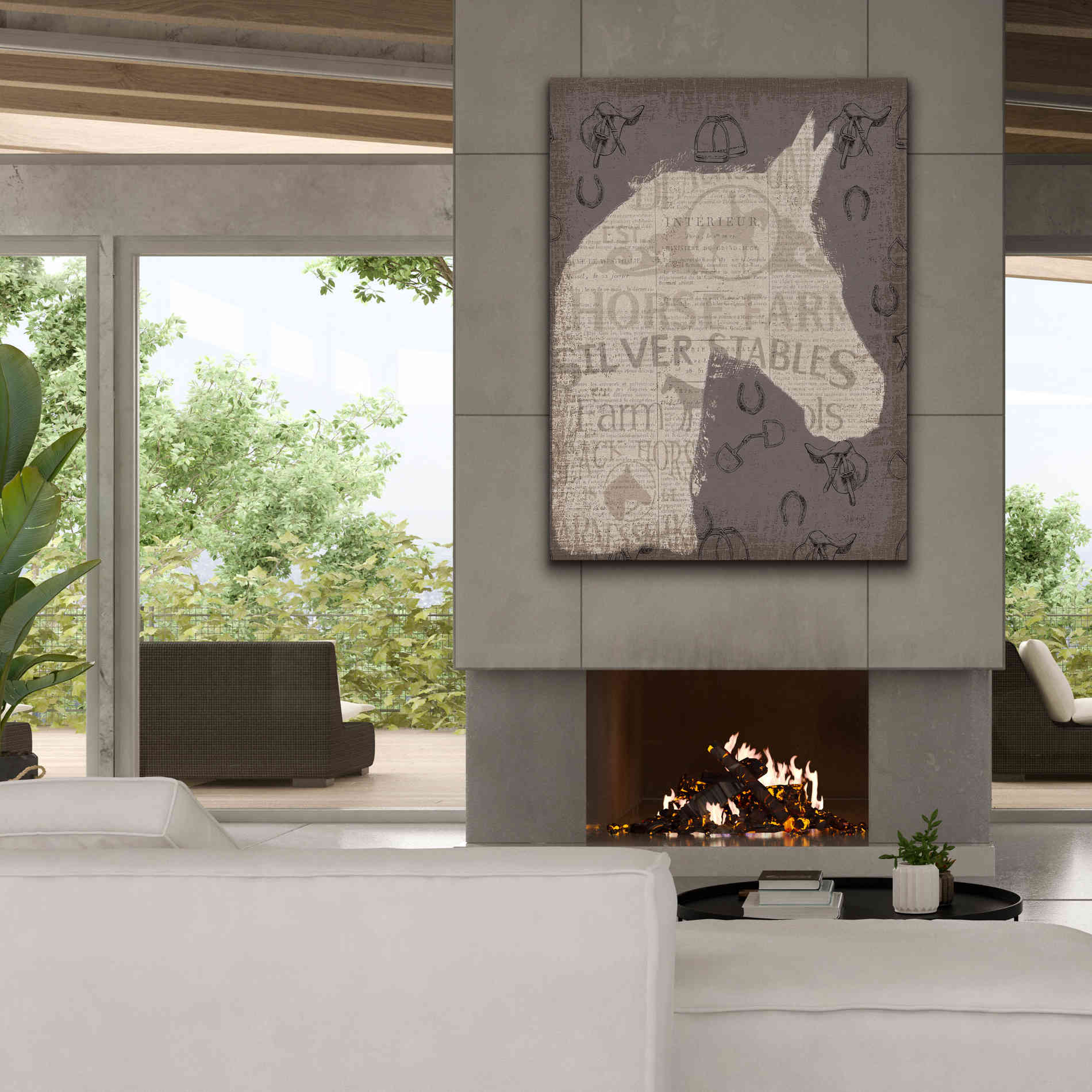 Epic Art 'Equine II' by James Wiens, Canvas Wall Art,40 x 54