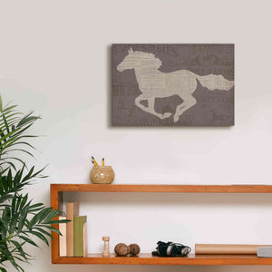 Epic Art 'Equine I' by James Wiens, Canvas Wall Art,18 x 12