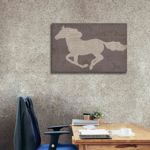 Image of Epic Art 'Equine I' by James Wiens, Canvas Wall Art,40 x 26