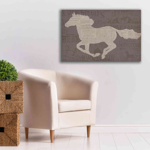 Image of Epic Art 'Equine I' by James Wiens, Canvas Wall Art,40 x 26