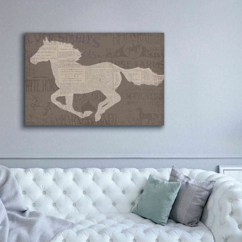 Image of Epic Art 'Equine I' by James Wiens, Canvas Wall Art,60 x 40