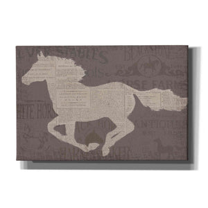 Epic Art 'Equine I' by James Wiens, Canvas Wall Art,18x12x1.1x0,26x18x1.1x0,40x26x1.74x0,60x40x1.74x0