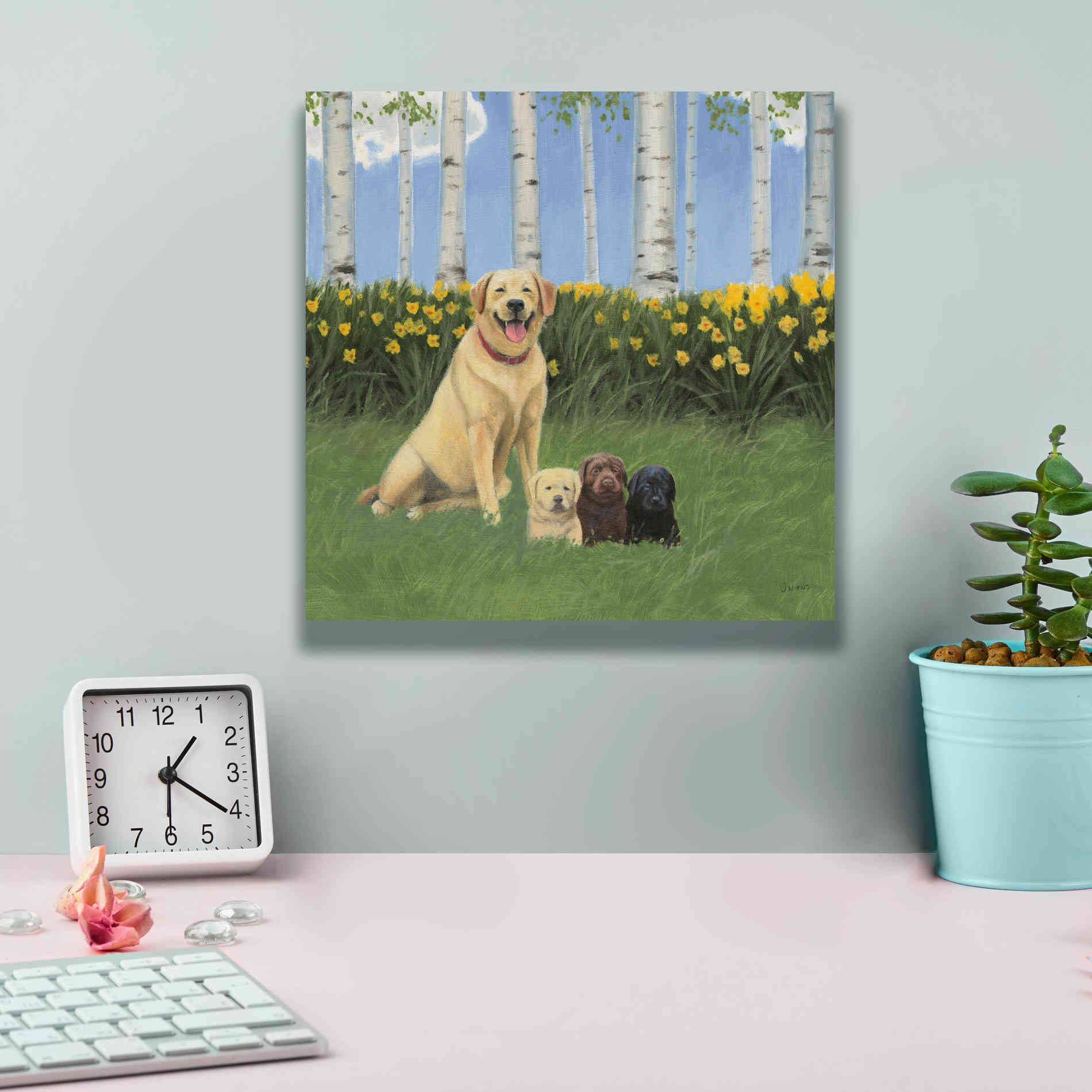 Epic Art 'Proud Mom' by James Wiens, Canvas Wall Art,12 x 12