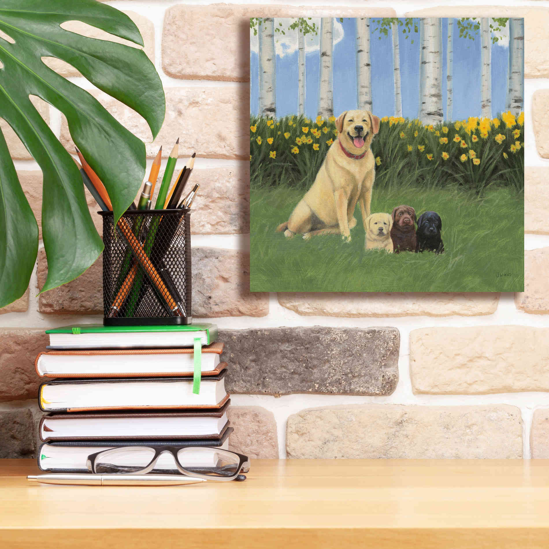 Epic Art 'Proud Mom' by James Wiens, Canvas Wall Art,12 x 12