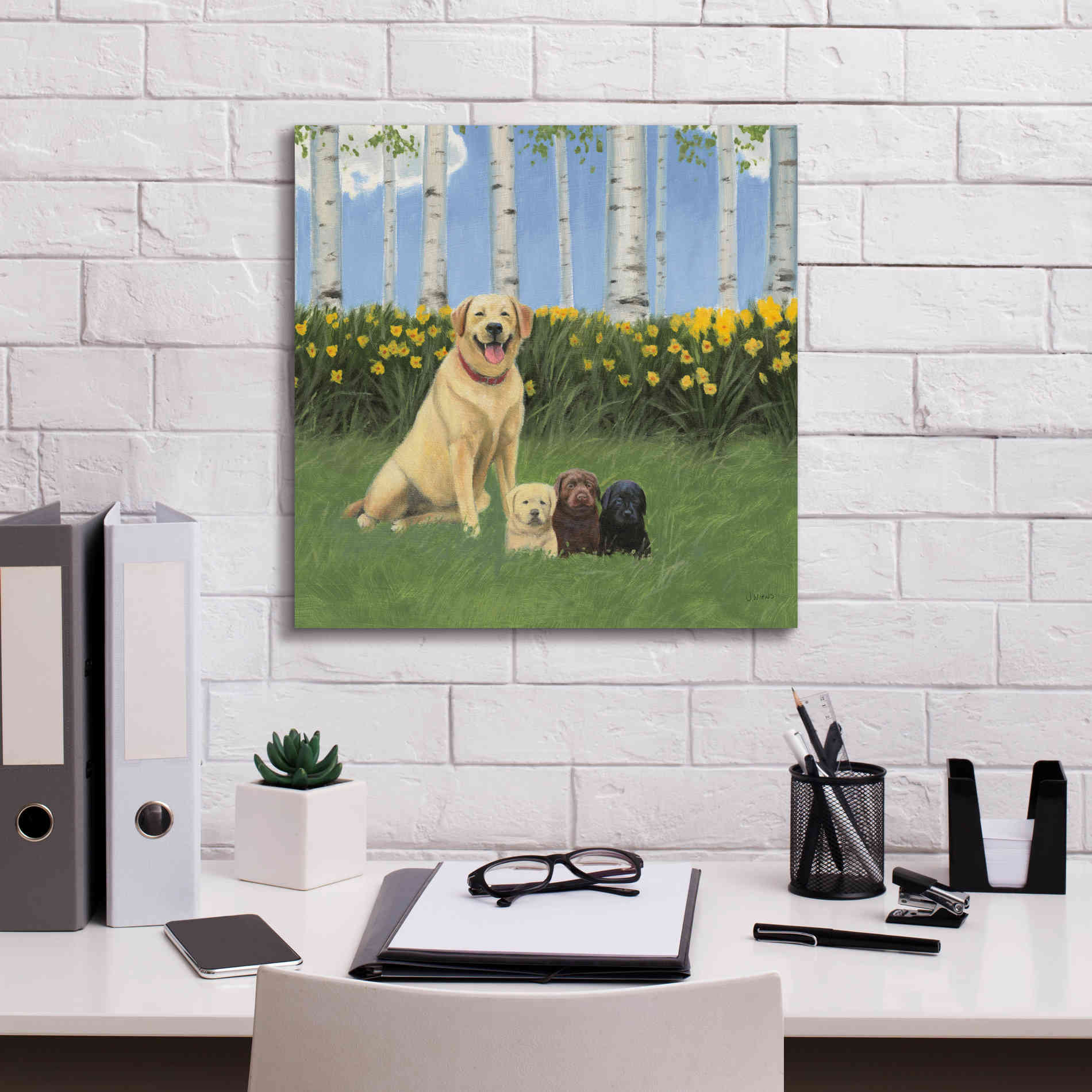 Epic Art 'Proud Mom' by James Wiens, Canvas Wall Art,18 x 18