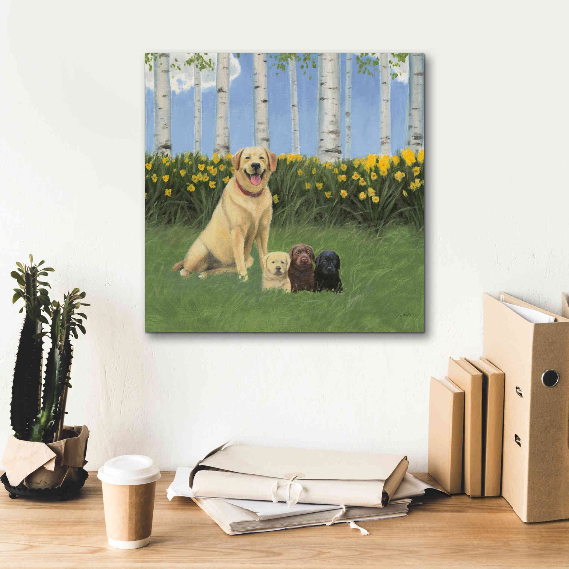 Epic Art 'Proud Mom' by James Wiens, Canvas Wall Art,18 x 18