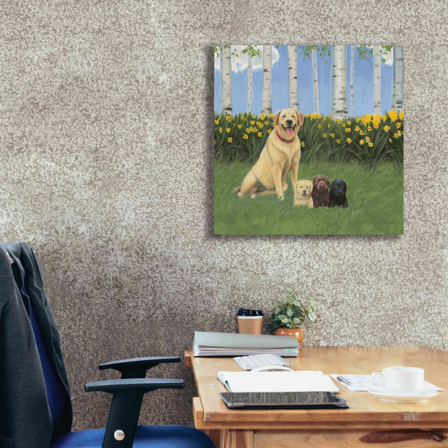 Epic Art 'Proud Mom' by James Wiens, Canvas Wall Art,26 x 26