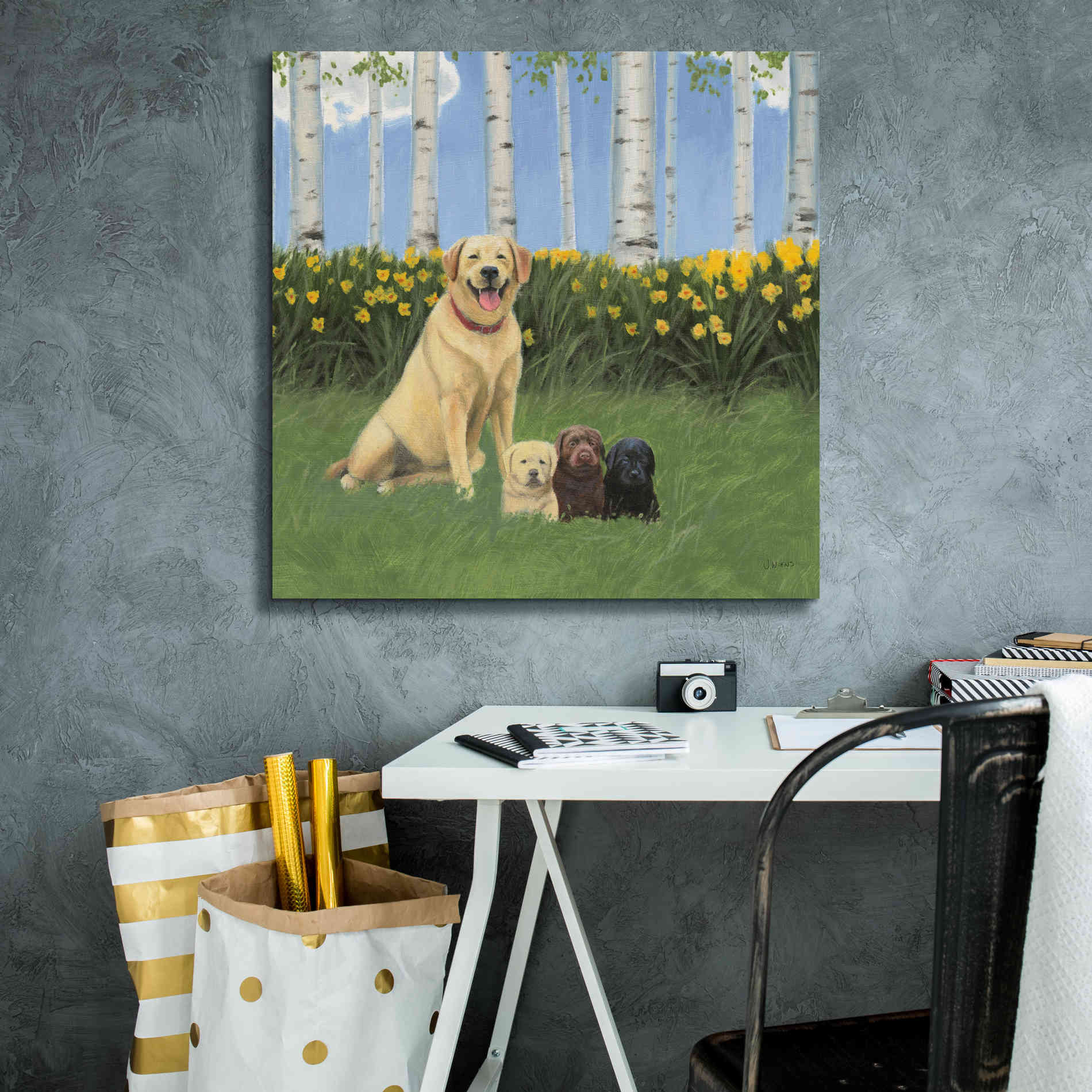 Epic Art 'Proud Mom' by James Wiens, Canvas Wall Art,26 x 26