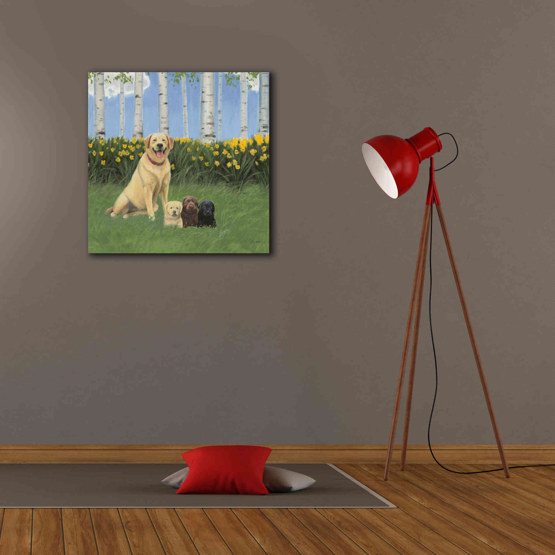 Epic Art 'Proud Mom' by James Wiens, Canvas Wall Art,26 x 26