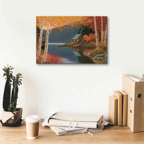 Image of 'Quiet Evening I' by James Wiens, Canvas Wall Art,18 x 12