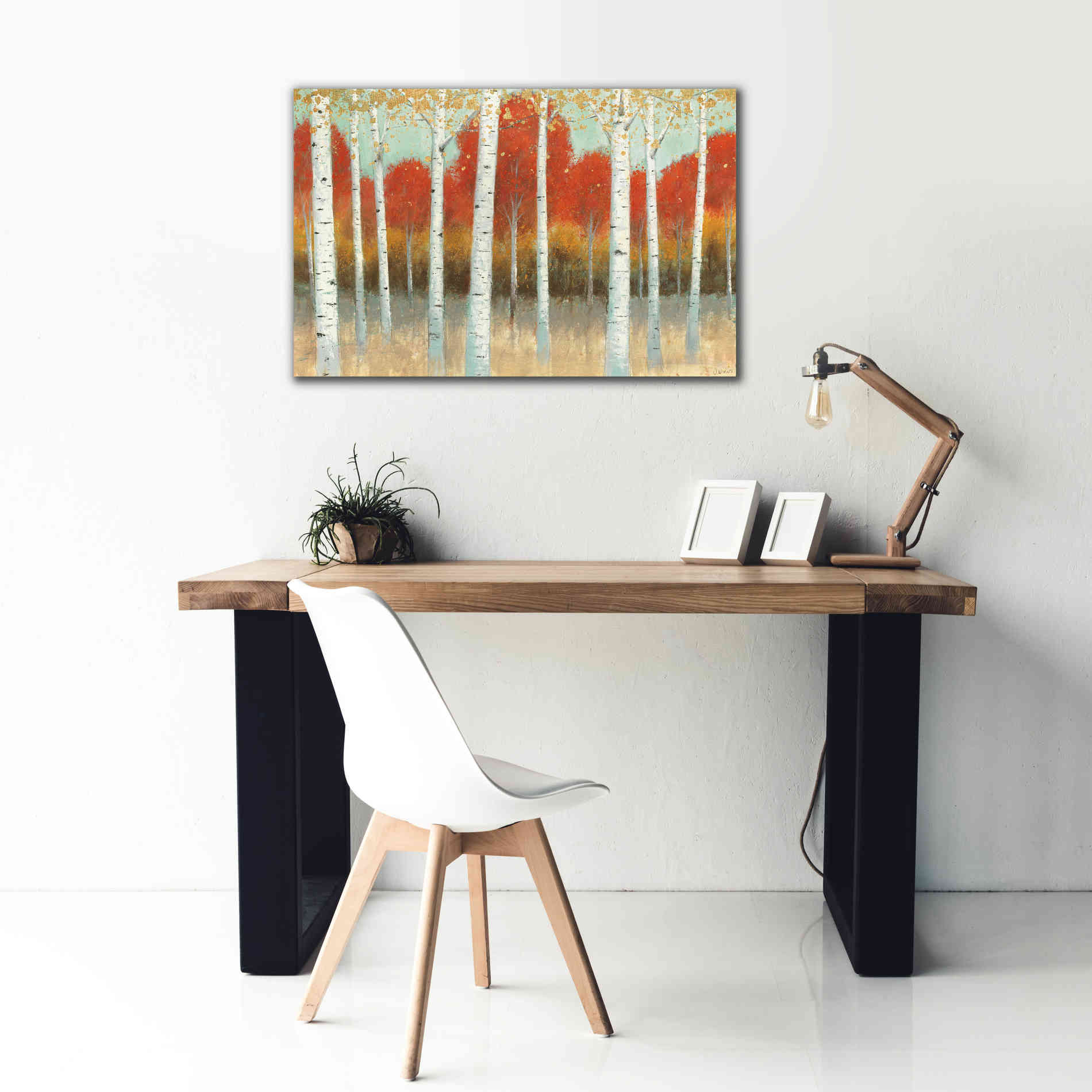 'Fall Promenade I' by James Wiens, Canvas Wall Art,40 x 26