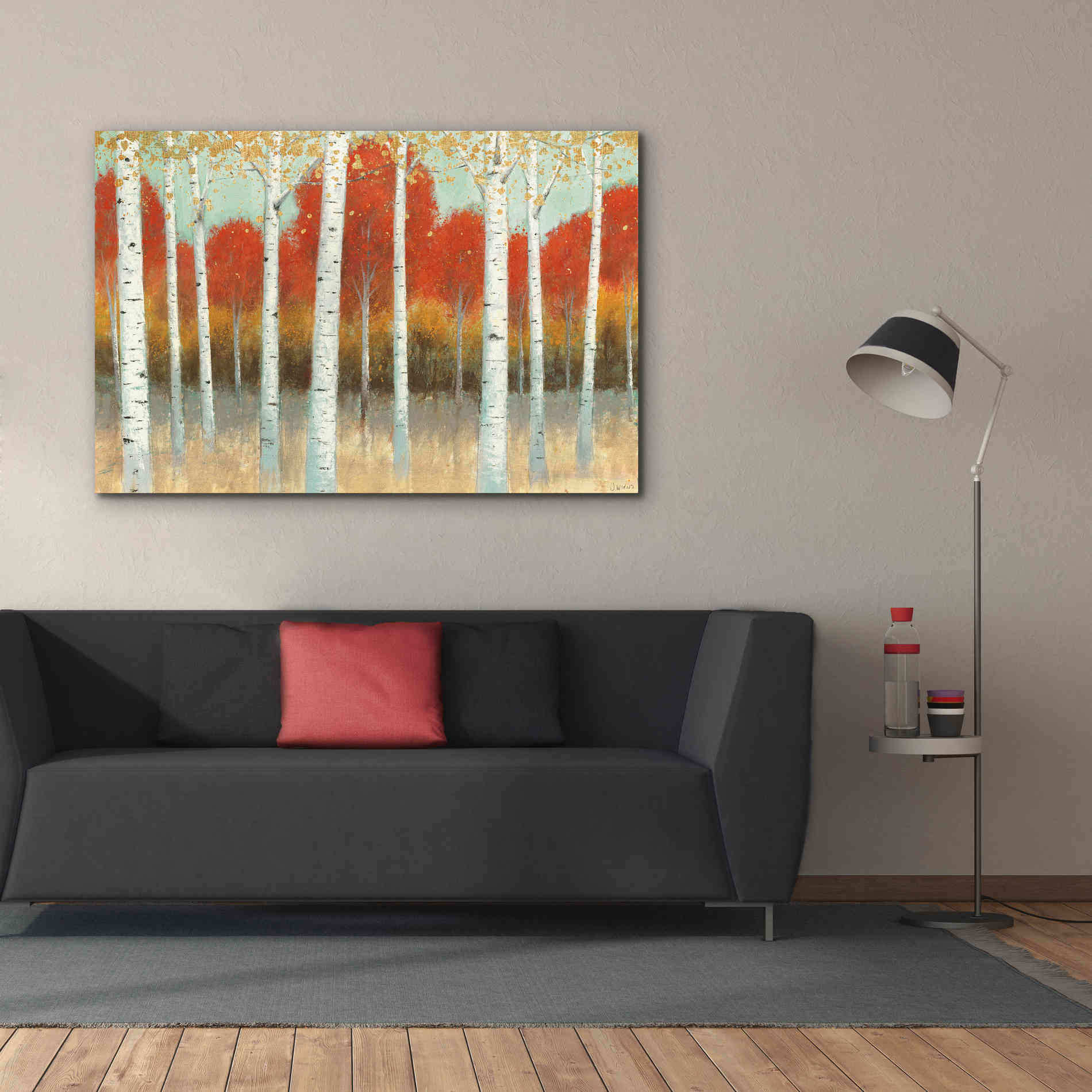 'Fall Promenade I' by James Wiens, Canvas Wall Art,60 x 40