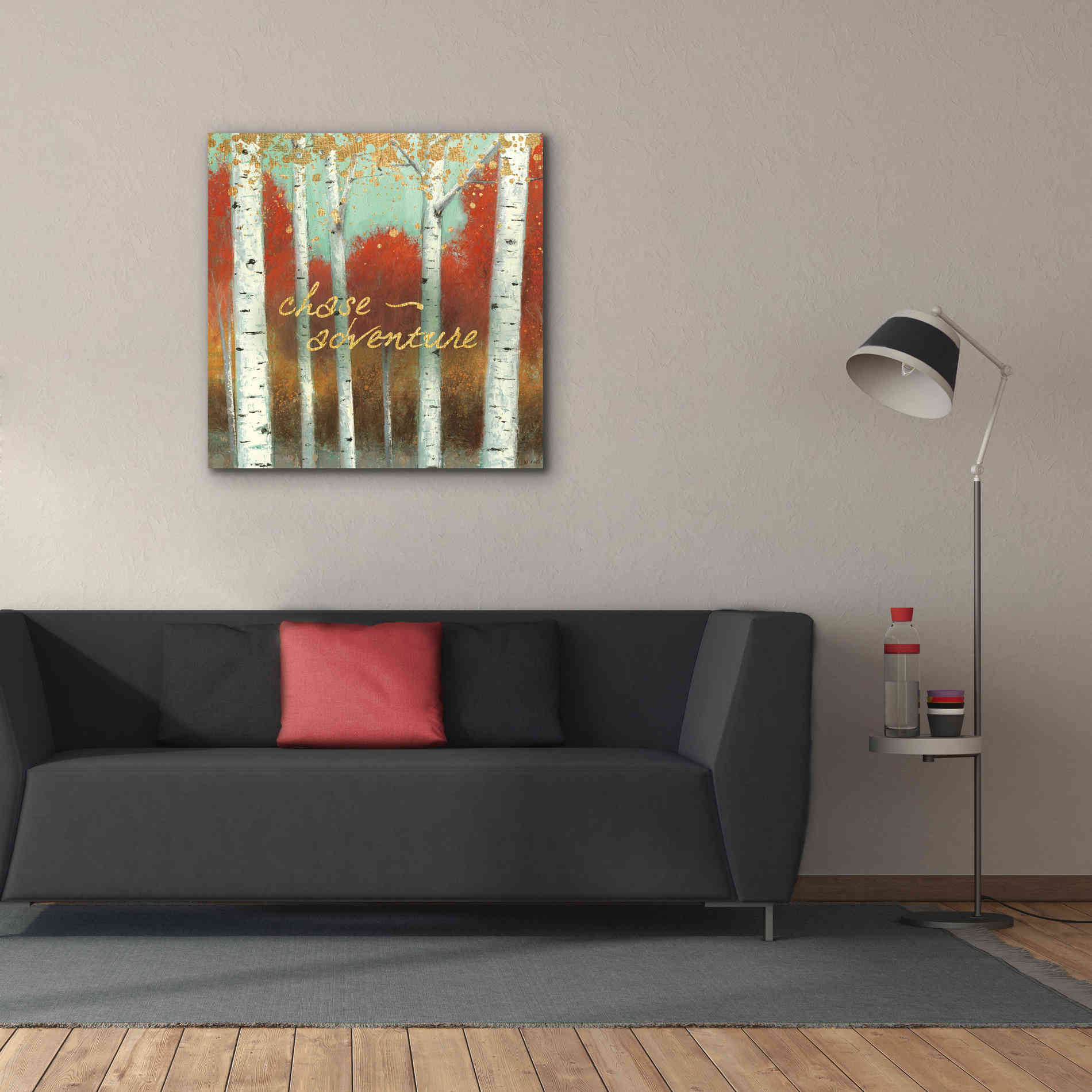 'Fall Promenade II' by James Wiens, Canvas Wall Art,37 x 37