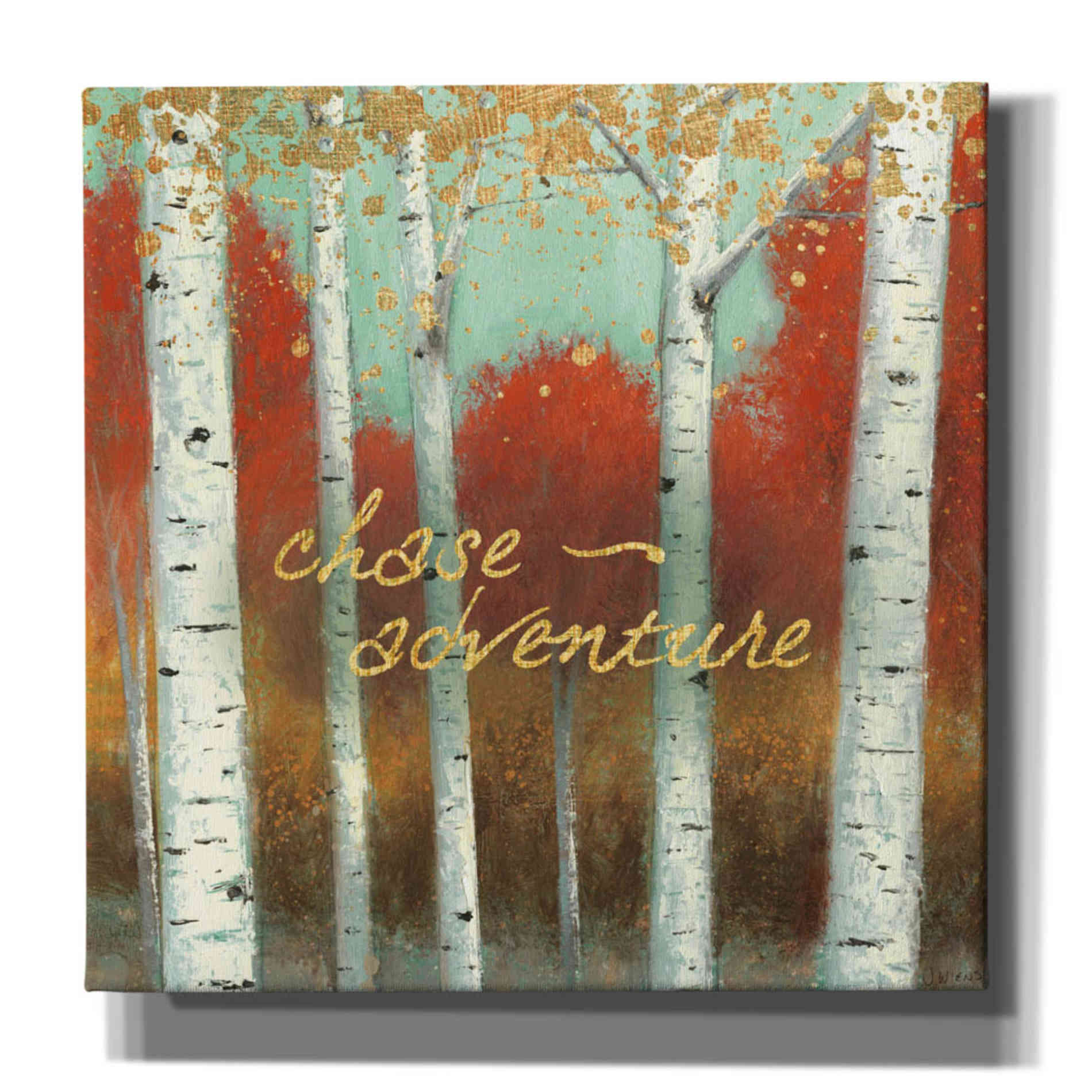 'Fall Promenade II' by James Wiens, Canvas Wall Art,12x12x1.1x0,18x18x1.1x0,26x26x1.74x0,37x37x1.74x0
