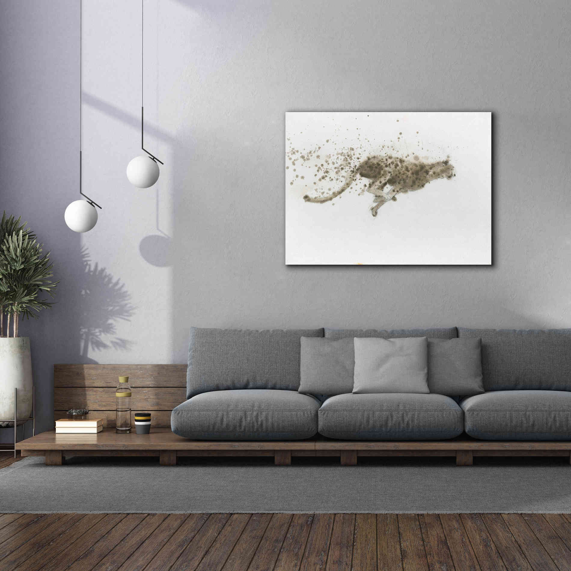 'Cheetah' by James Wiens, Canvas Wall Art,54 x 40