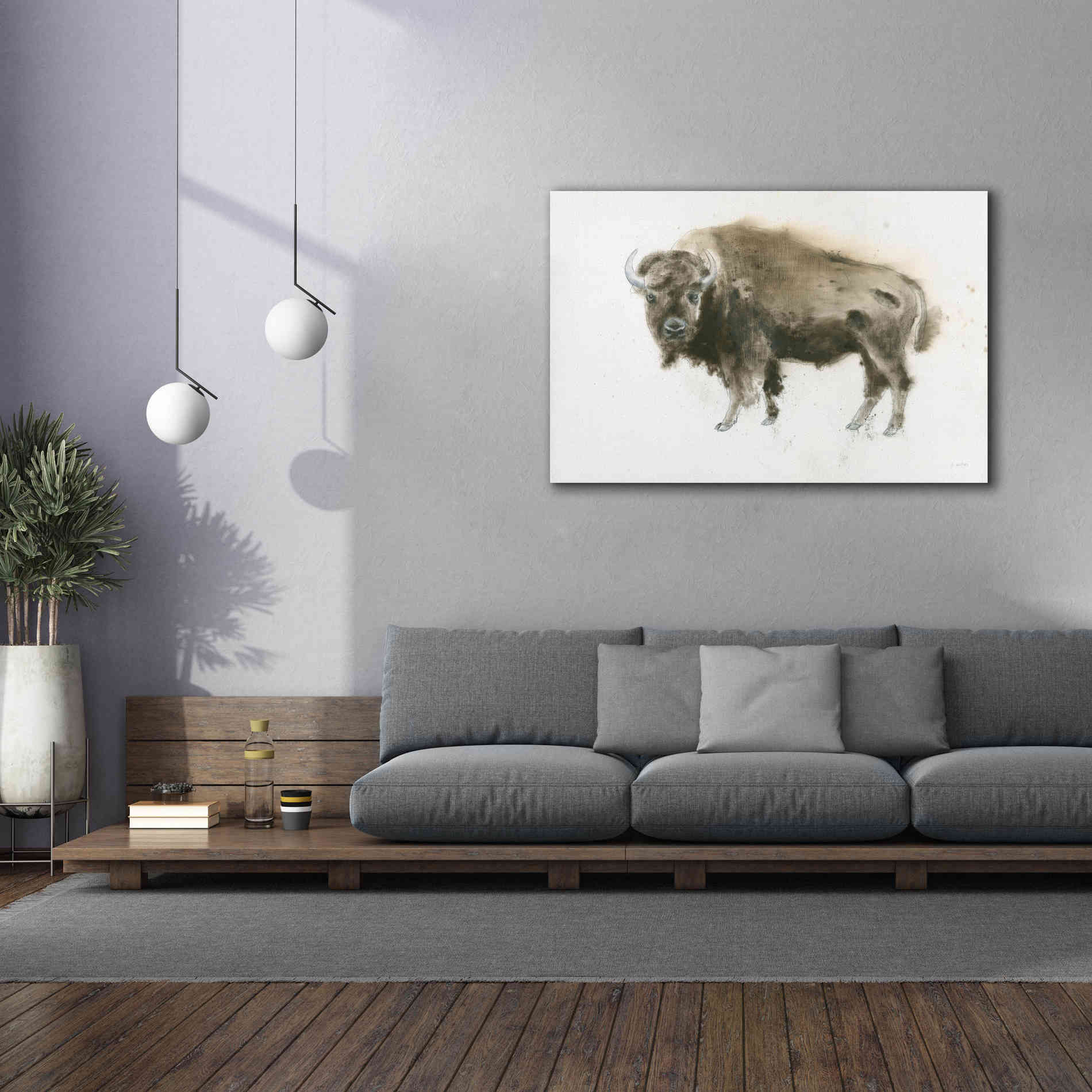 'Buffalo Bill' by James Wiens, Canvas Wall Art,60 x 40
