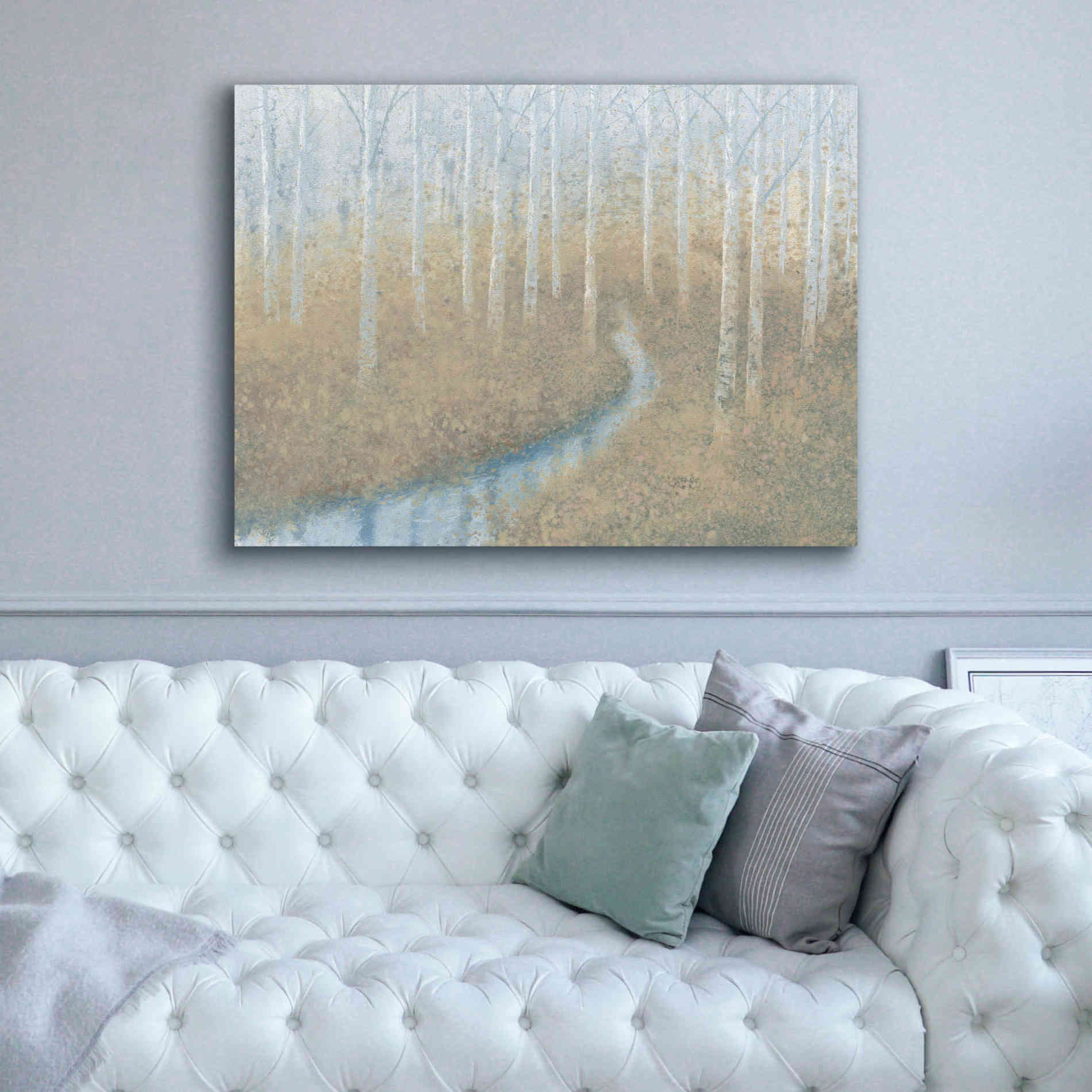 'Silver Waters' by James Wiens, Canvas Wall Art,54 x 40