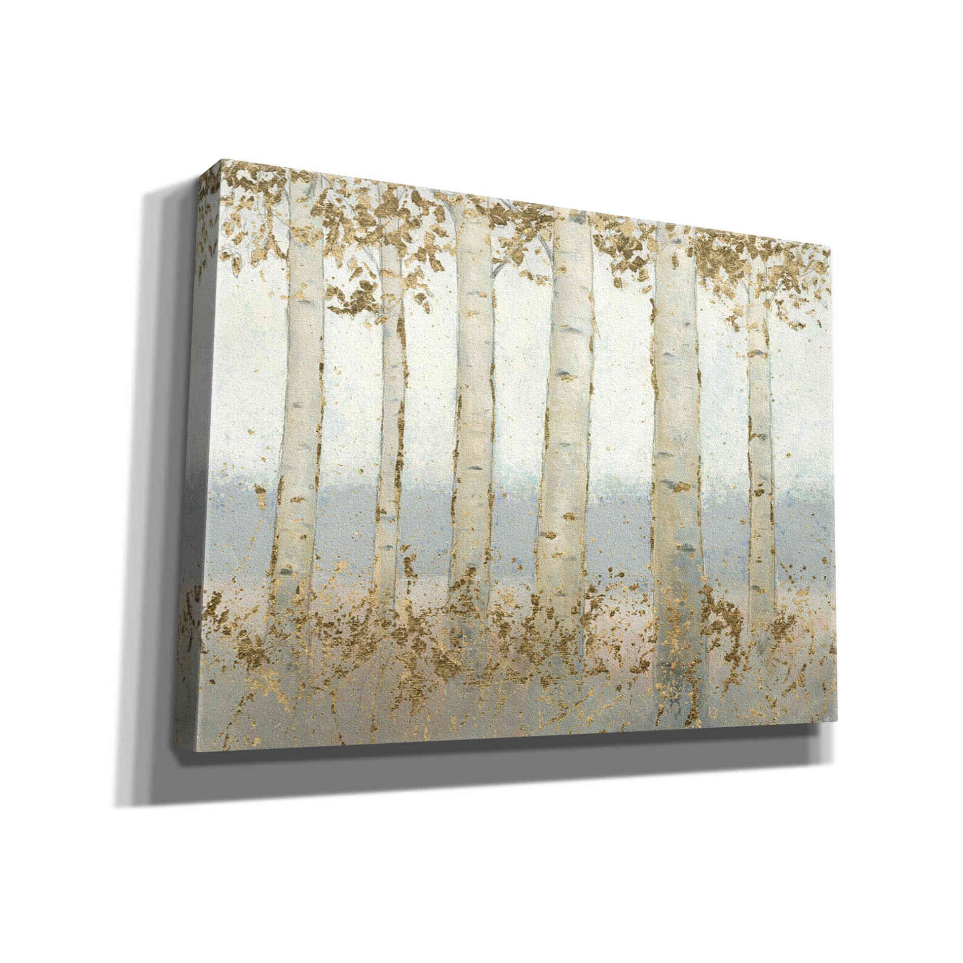 'Magnificent Birch Grove' by James Wiens, Canvas Wall Art,16x12x1.1x0,26x18x1.1x0,34x26x1.74x0,54x40x1.74x0