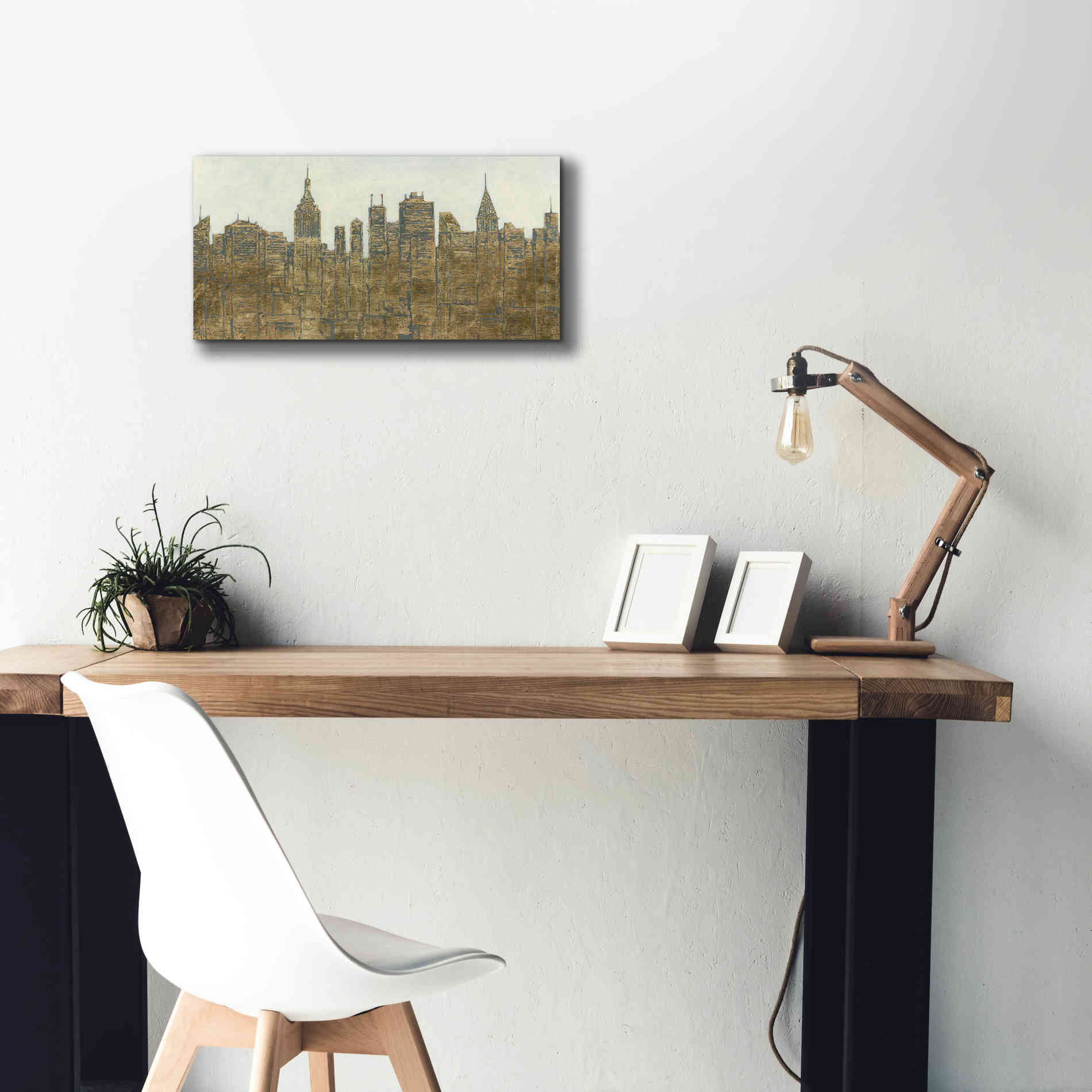 'Lavish Skyline' by James Wiens, Canvas Wall Art,24 x 12