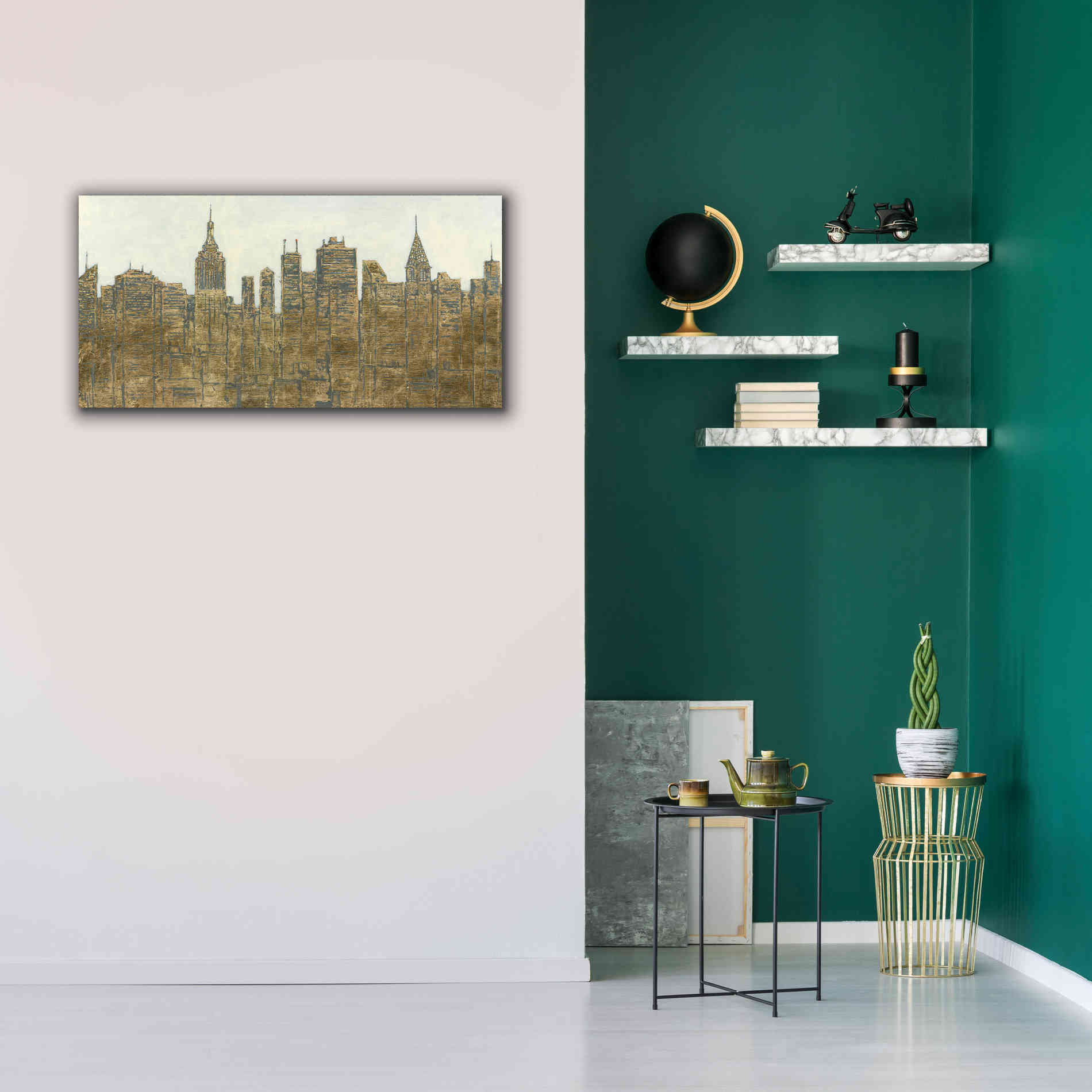 'Lavish Skyline' by James Wiens, Canvas Wall Art,40 x 20