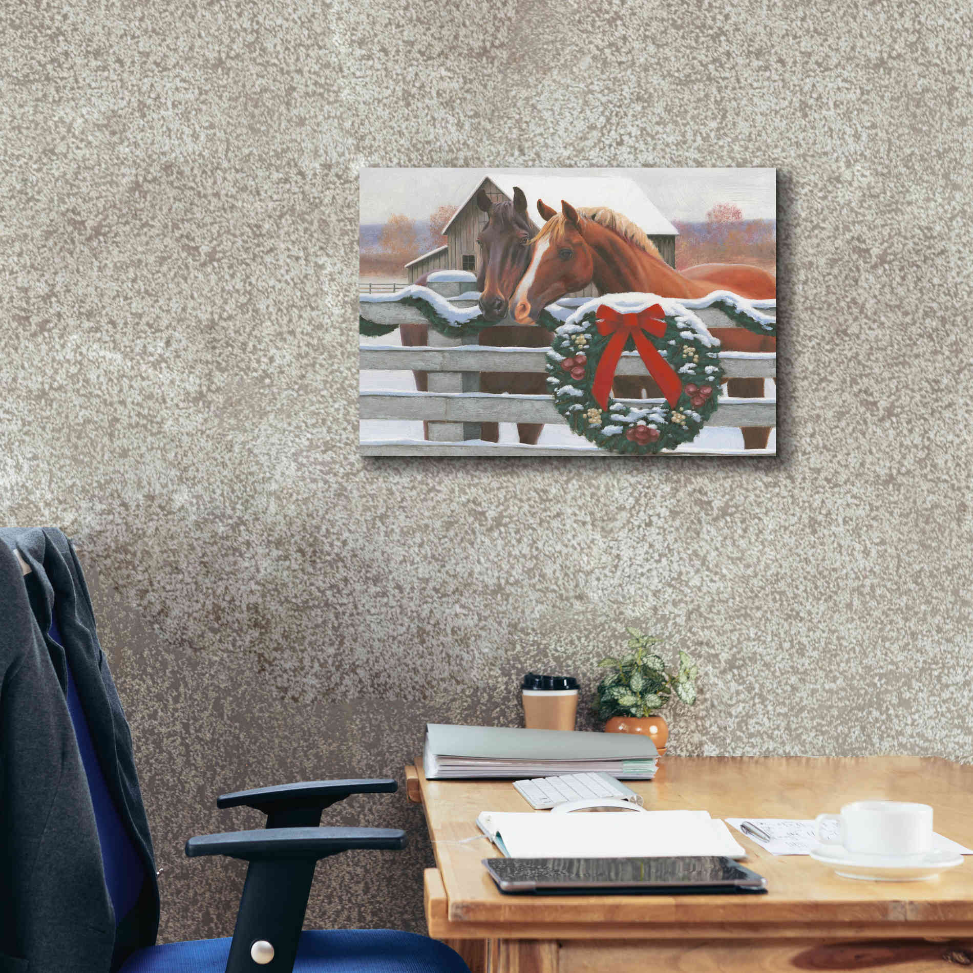 'Christmas in the Heartland II' by James Wiens, Canvas Wall Art,26 x 18