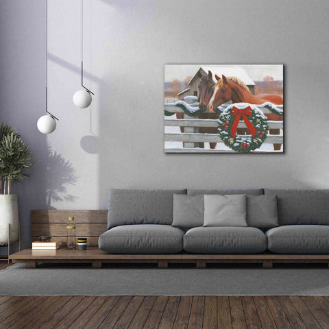 Image of 'Christmas in the Heartland II' by James Wiens, Canvas Wall Art,54 x 40