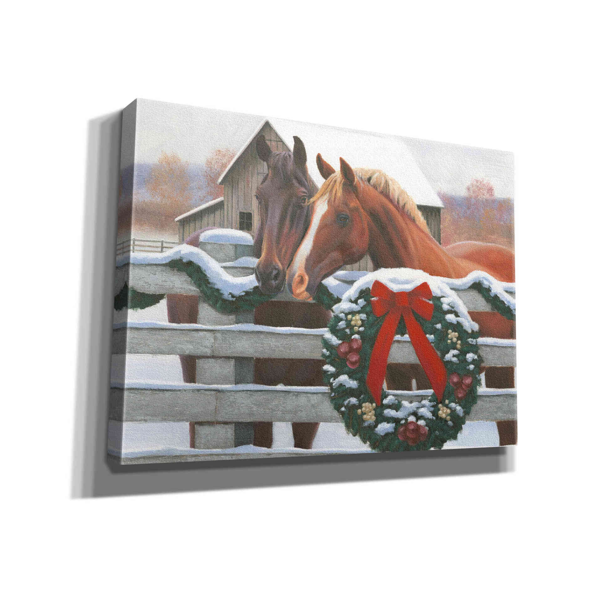 'Christmas in the Heartland II' by James Wiens, Canvas Wall Art,16x12x1.1x0,26x18x1.1x0,34x26x1.74x0,54x40x1.74x0