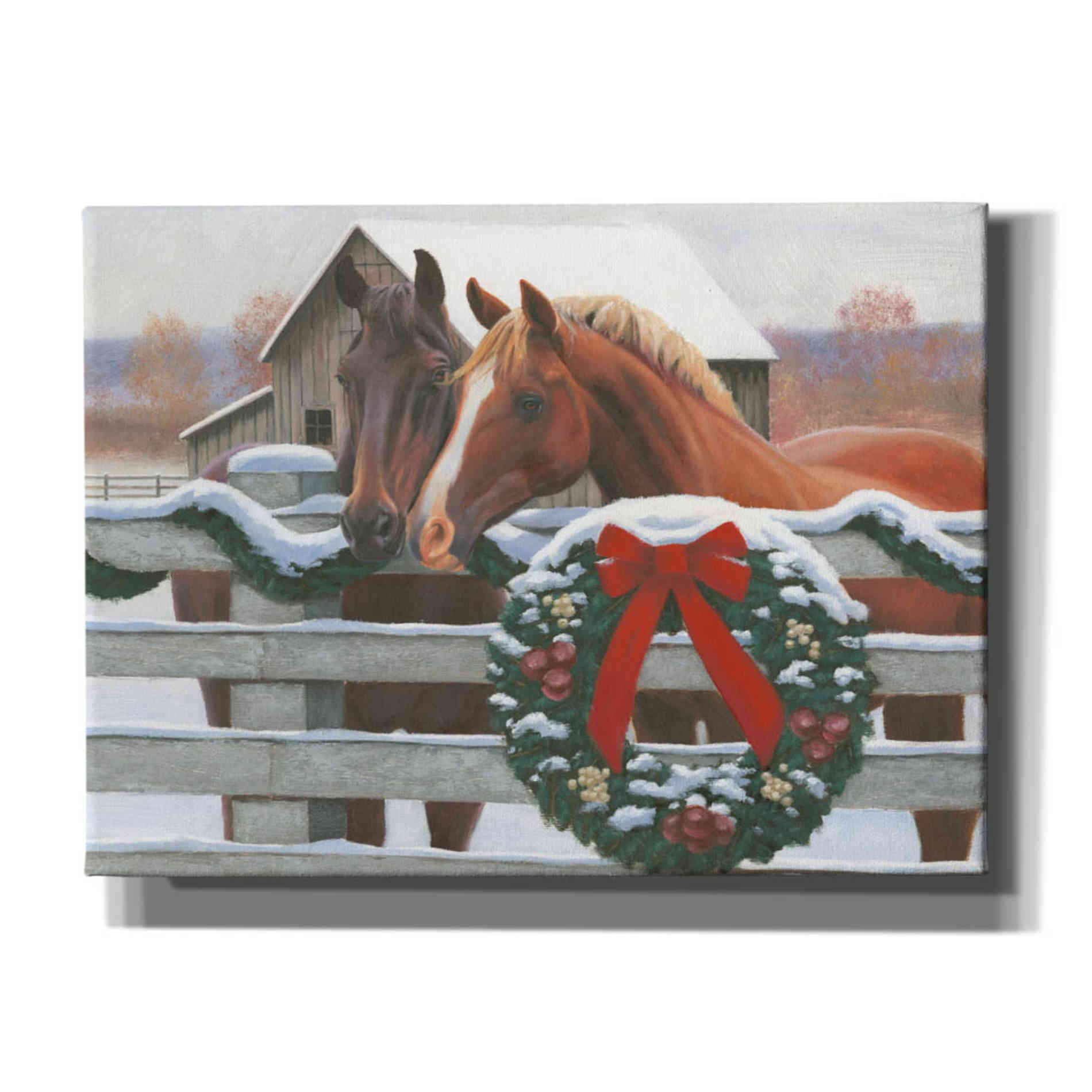 'Christmas in the Heartland II' by James Wiens, Canvas Wall Art,16x12x1.1x0,26x18x1.1x0,34x26x1.74x0,54x40x1.74x0