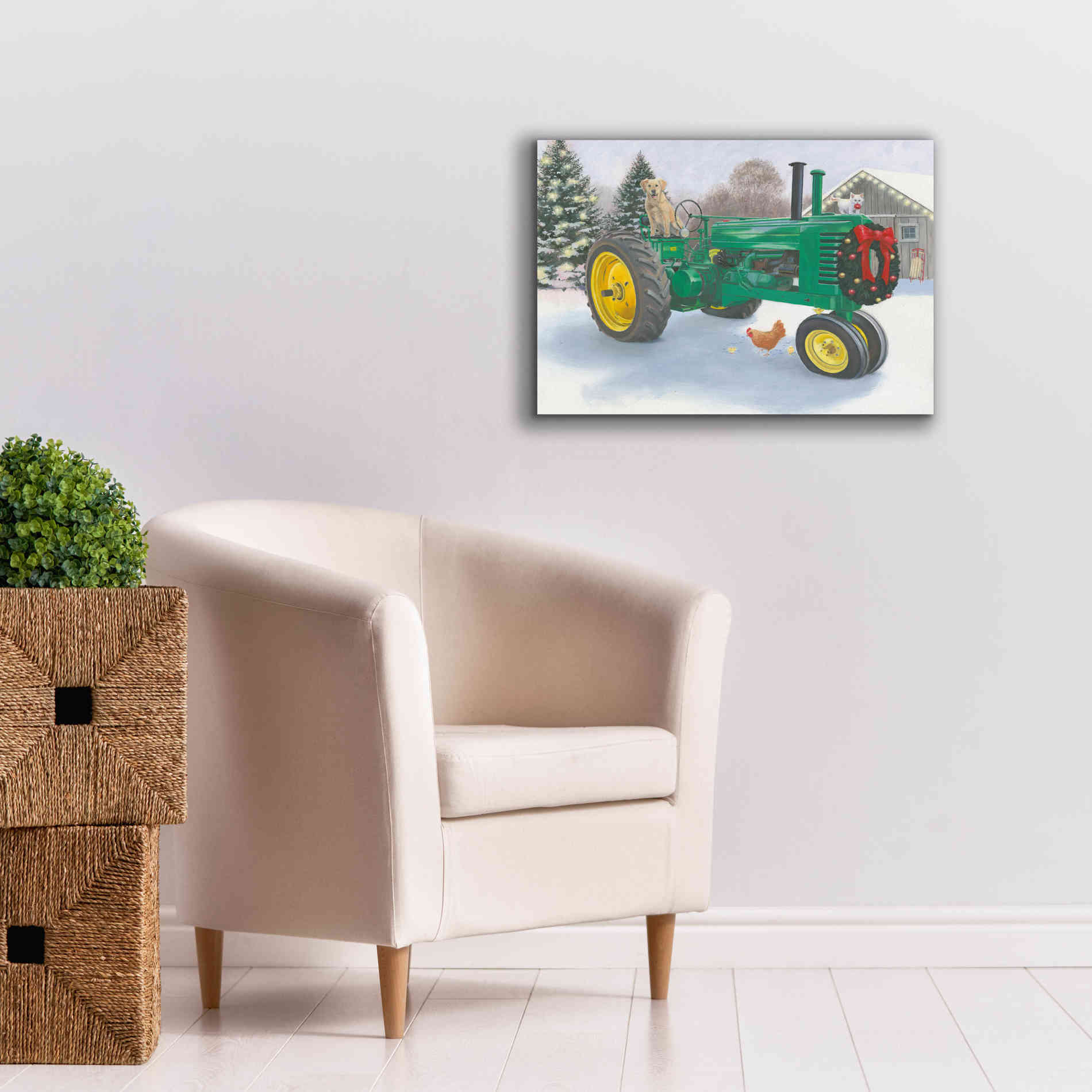 'Christmas in the Heartland III' by James Wiens, Canvas Wall Art,26 x 18