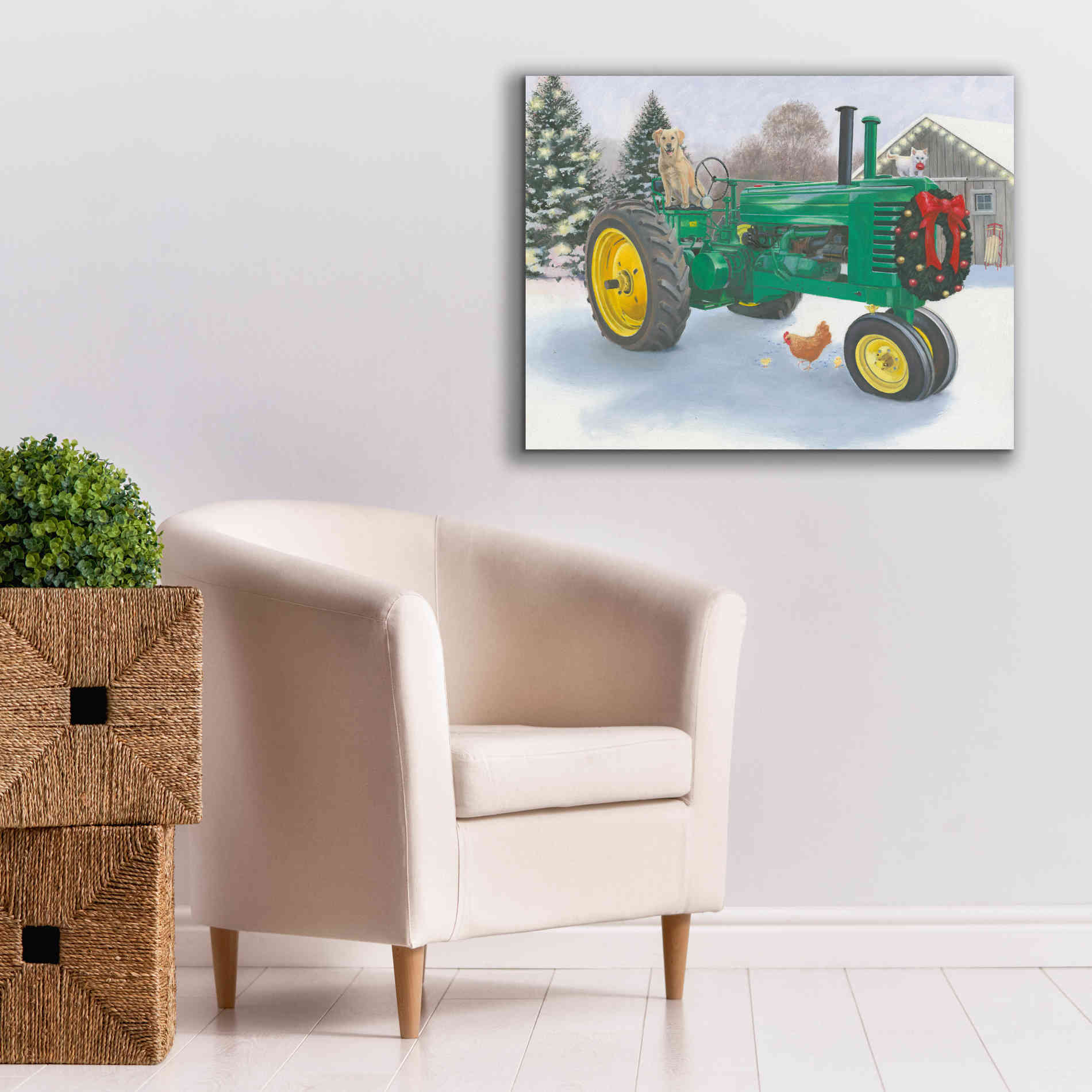 'Christmas in the Heartland III' by James Wiens, Canvas Wall Art,34 x 26