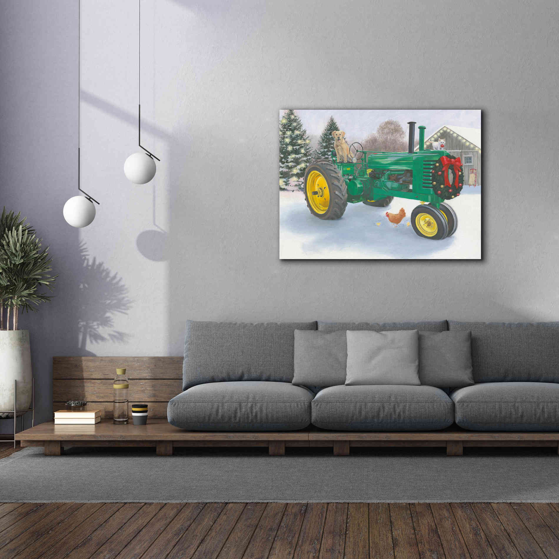 'Christmas in the Heartland III' by James Wiens, Canvas Wall Art,54 x 40