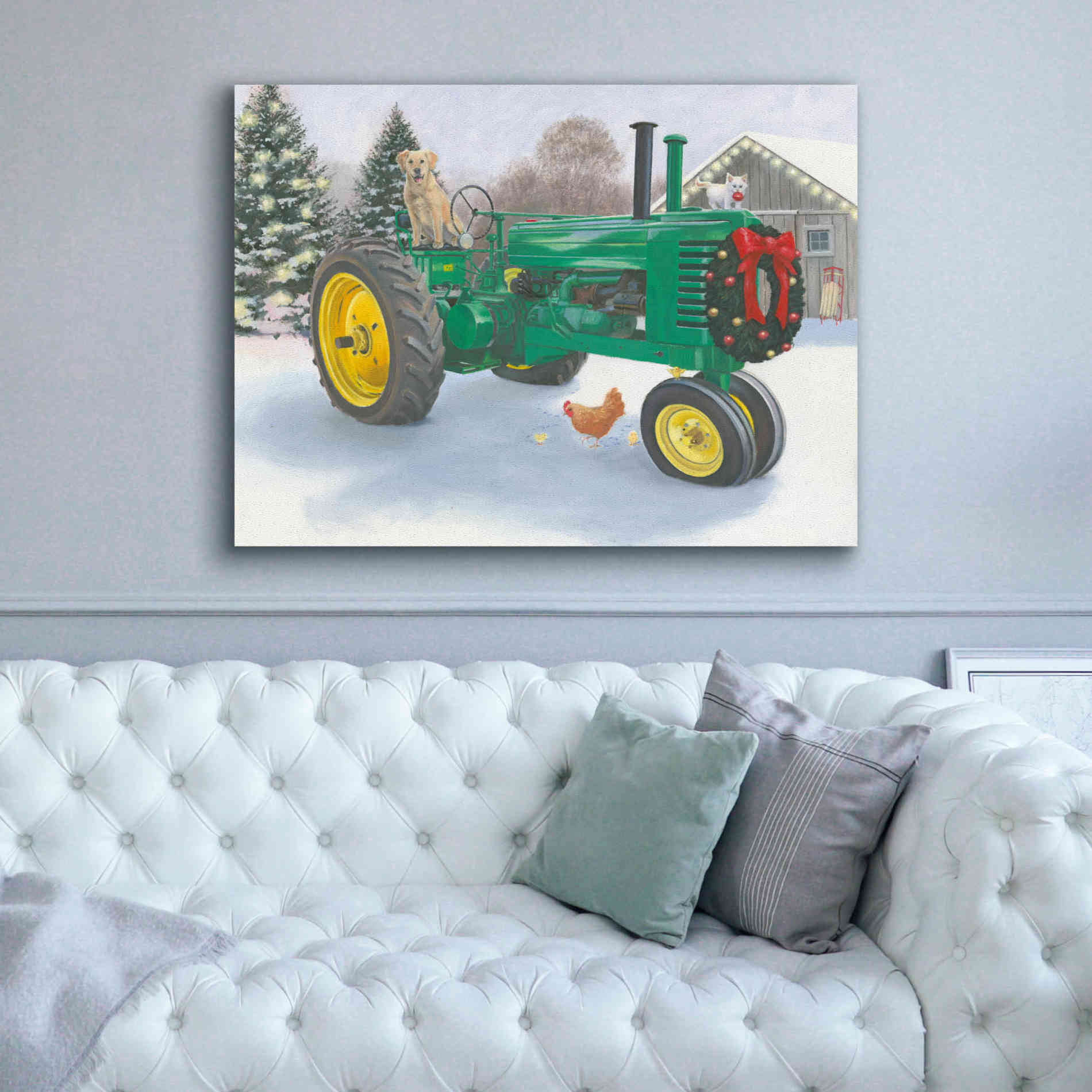 'Christmas in the Heartland III' by James Wiens, Canvas Wall Art,54 x 40