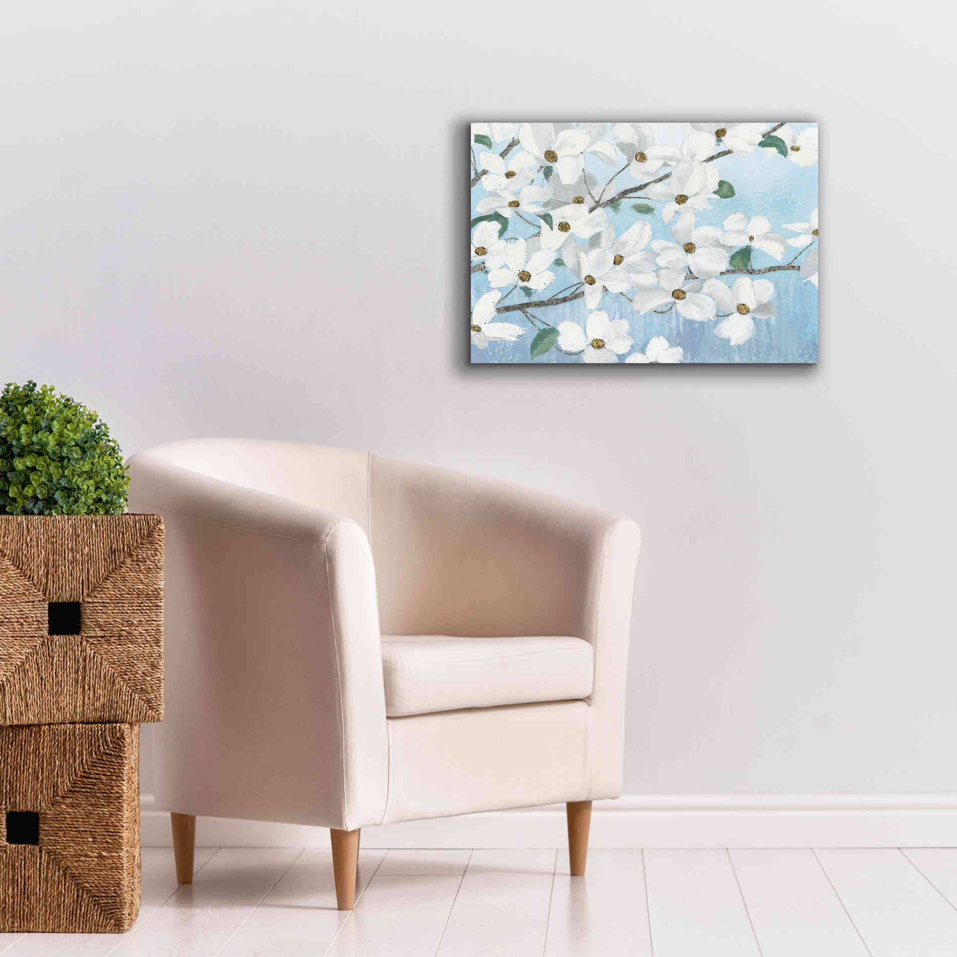 'Graceful Touch' by James Wiens, Canvas Wall Art,26 x 18