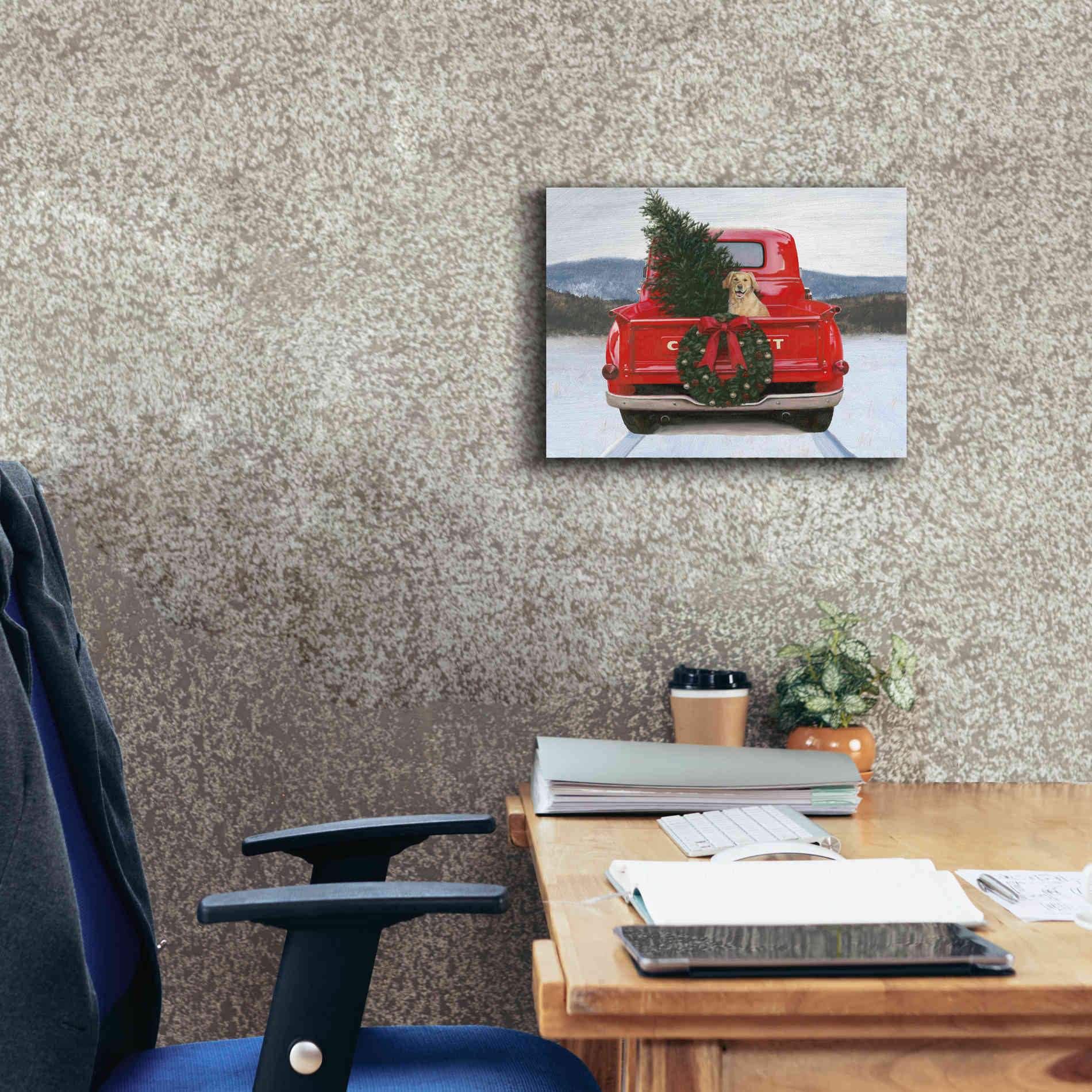 'Christmas in the Heartland IV' by James Wiens, Canvas Wall Art,16 x 12