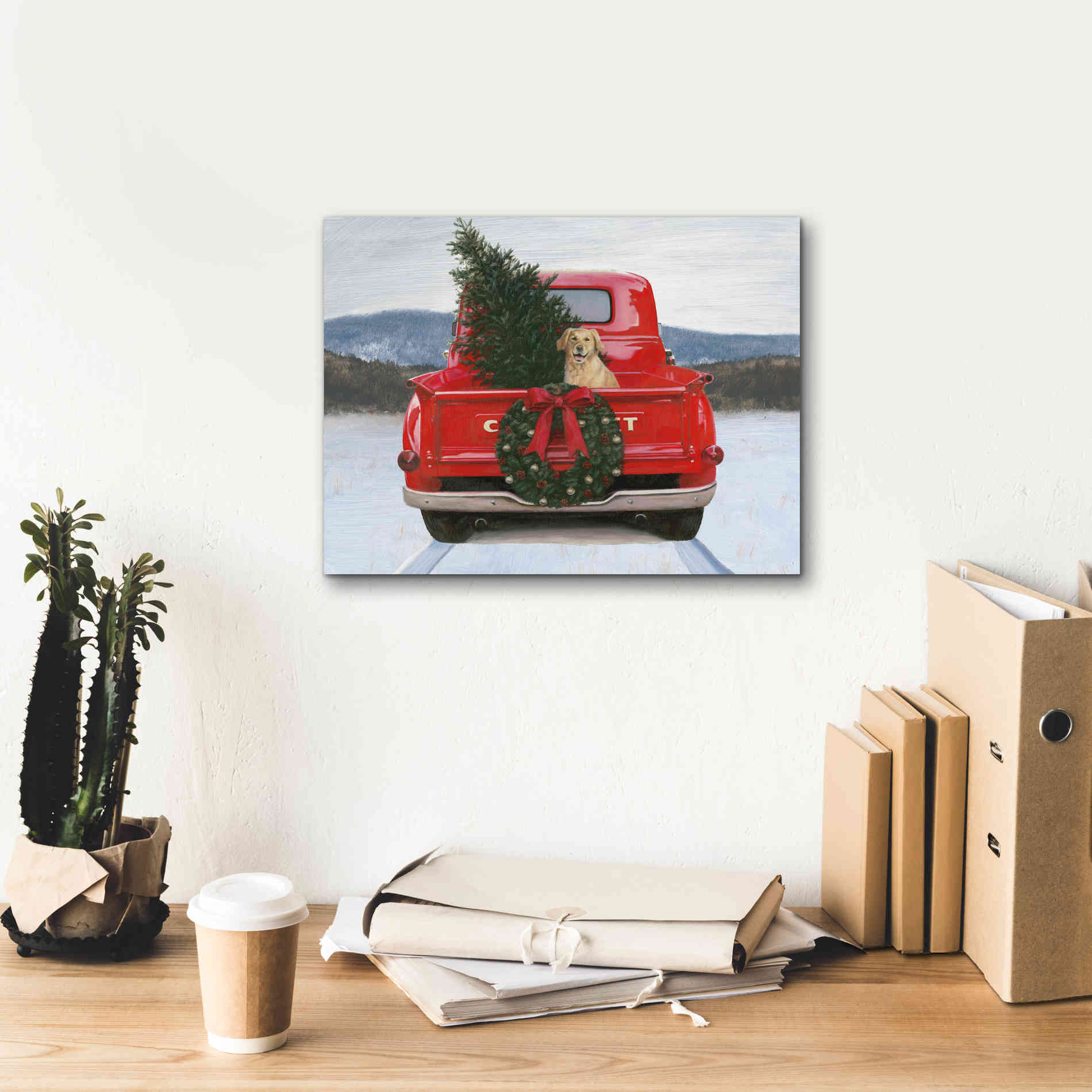 'Christmas in the Heartland IV' by James Wiens, Canvas Wall Art,16 x 12