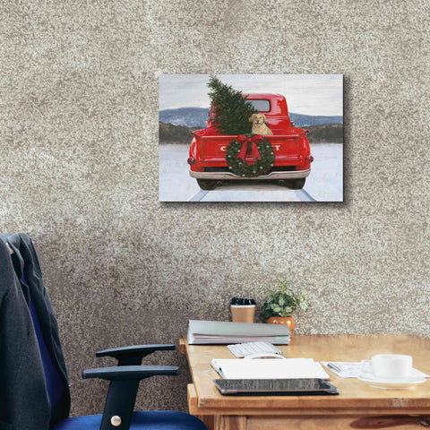 Image of 'Christmas in the Heartland IV' by James Wiens, Canvas Wall Art,26 x 18