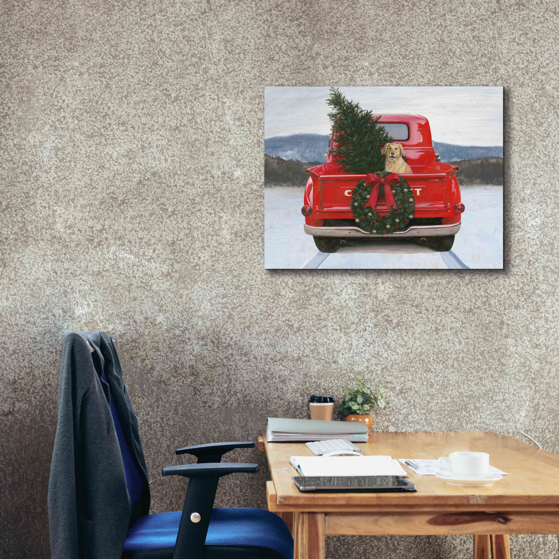 'Christmas in the Heartland IV' by James Wiens, Canvas Wall Art,34 x 26