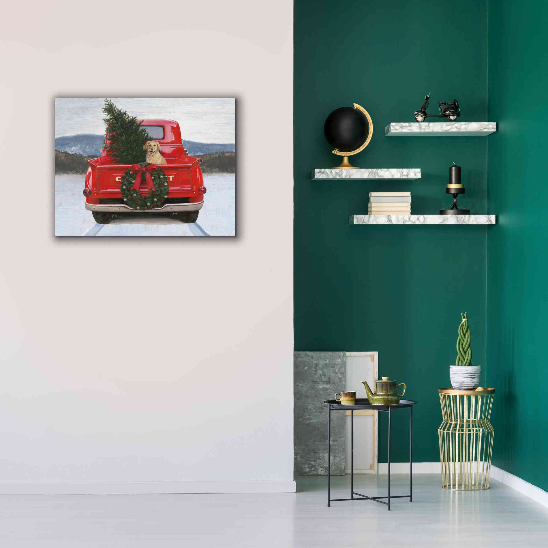 'Christmas in the Heartland IV' by James Wiens, Canvas Wall Art,34 x 26