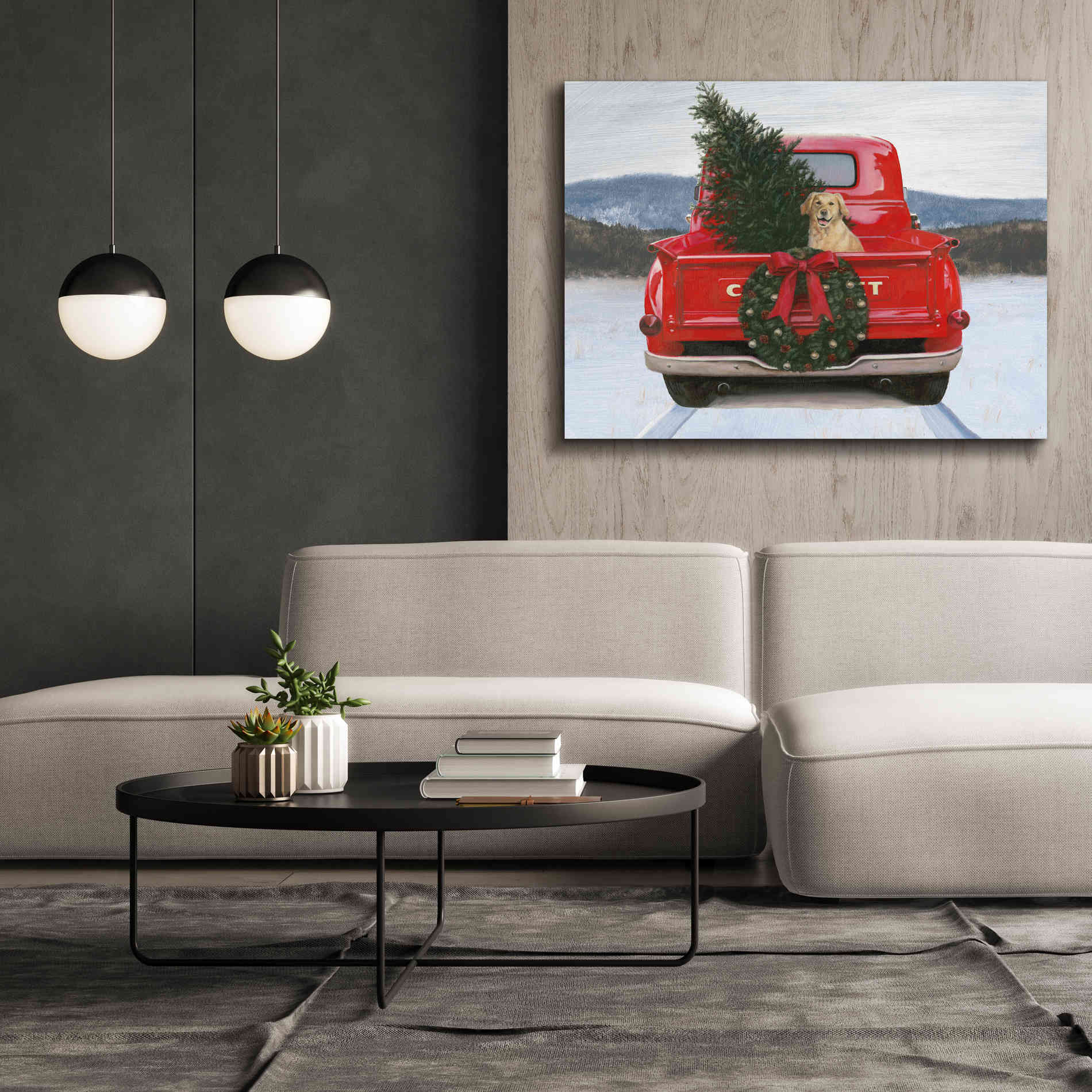 'Christmas in the Heartland IV' by James Wiens, Canvas Wall Art,54 x 40