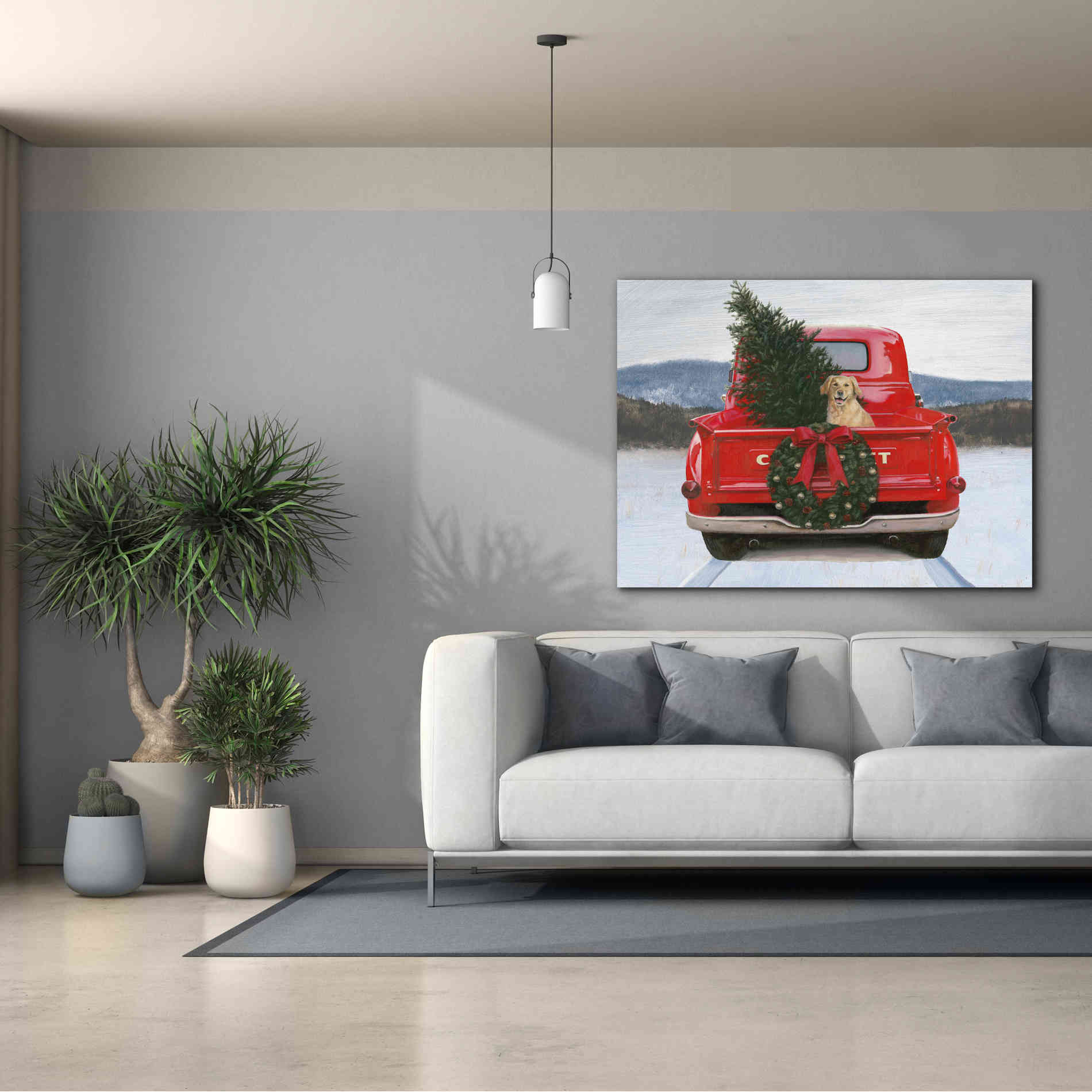 'Christmas in the Heartland IV' by James Wiens, Canvas Wall Art,54 x 40